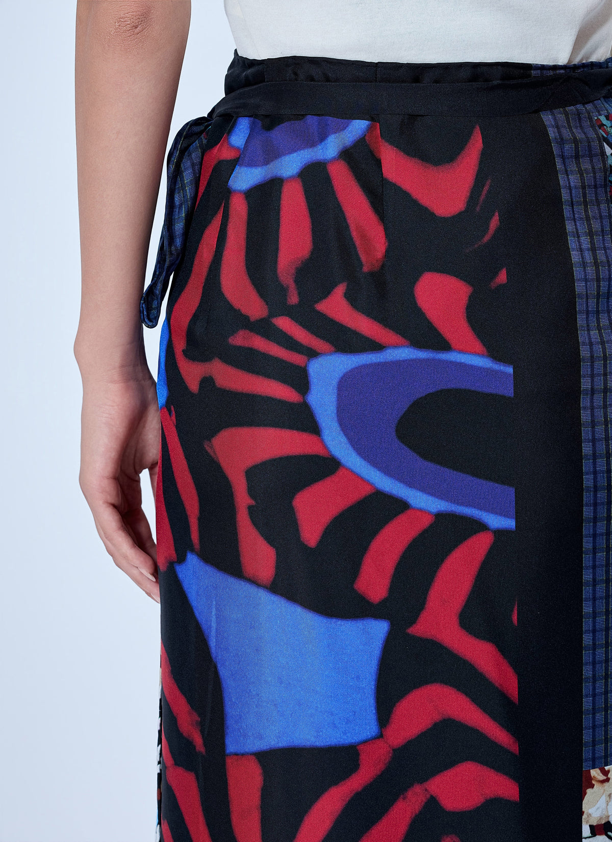 Scarfy long skirt