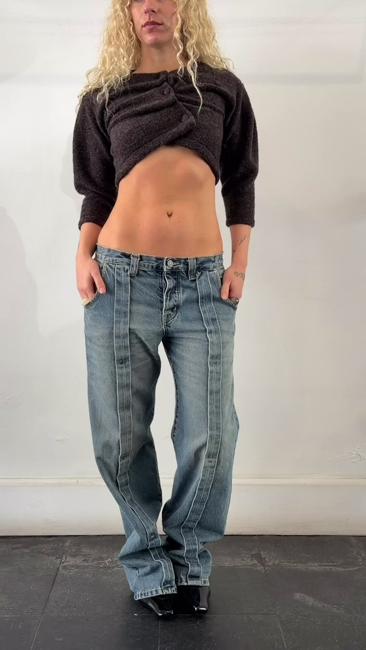 Placket jean - indigo