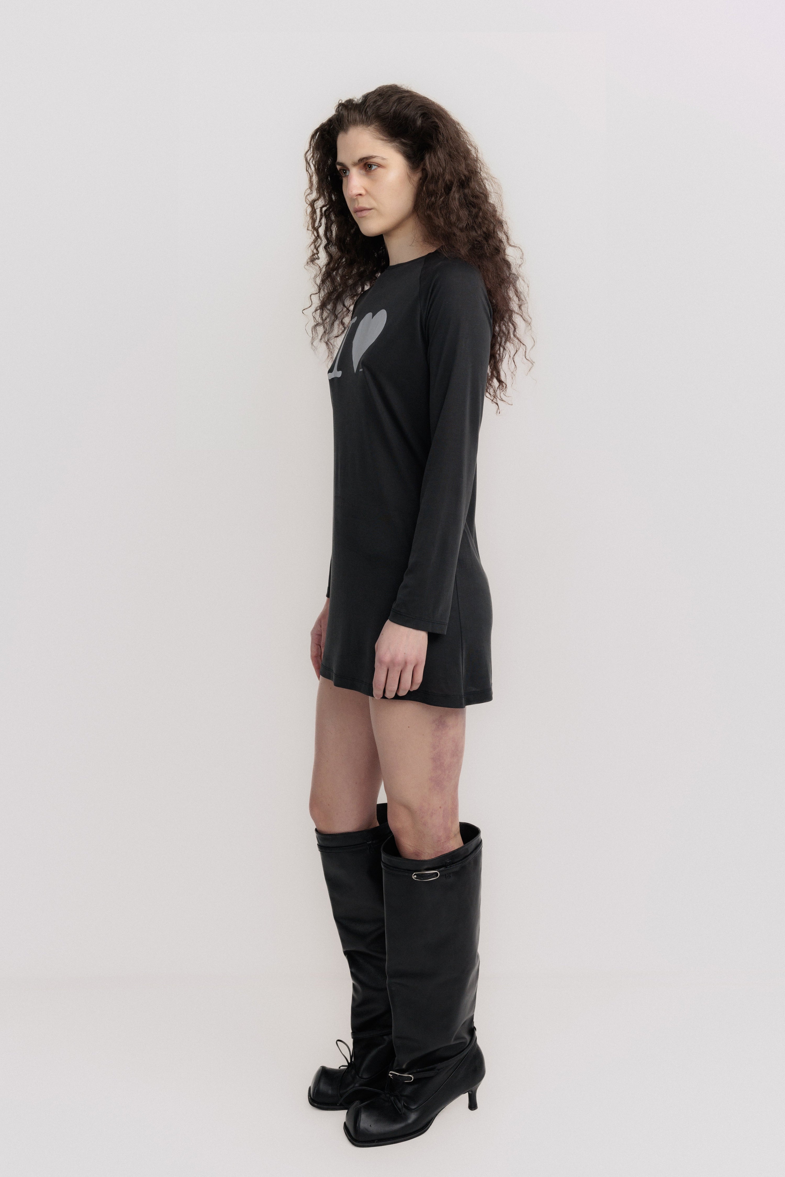 'i love' mini dress