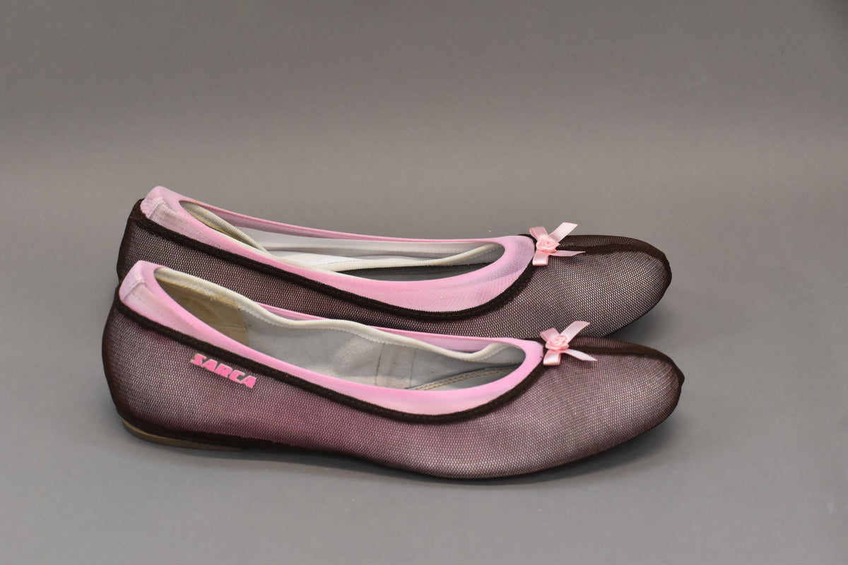 1 ballet flat mesh layers