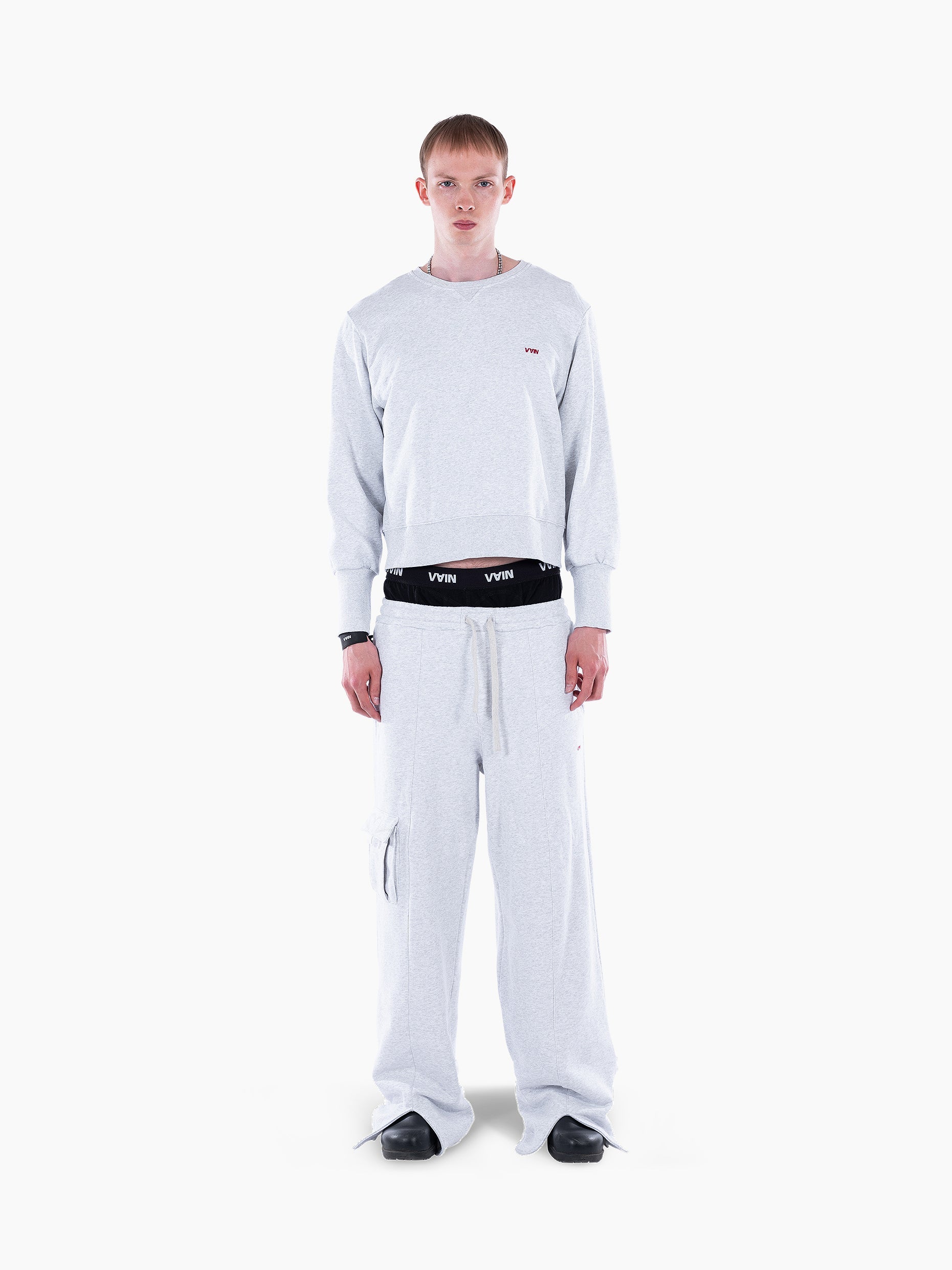 Vain cargo college pants grey