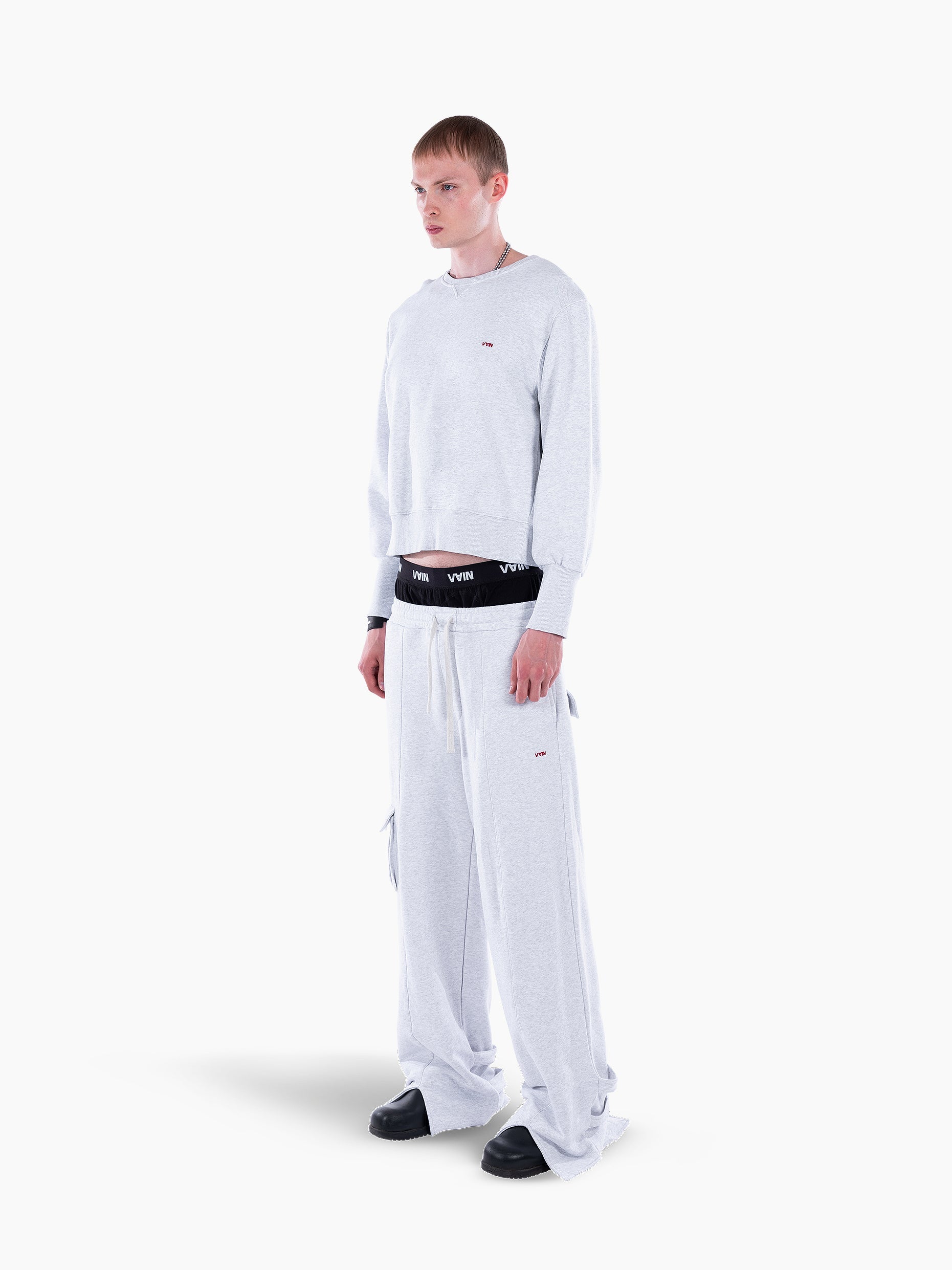 Vain cargo college pants grey