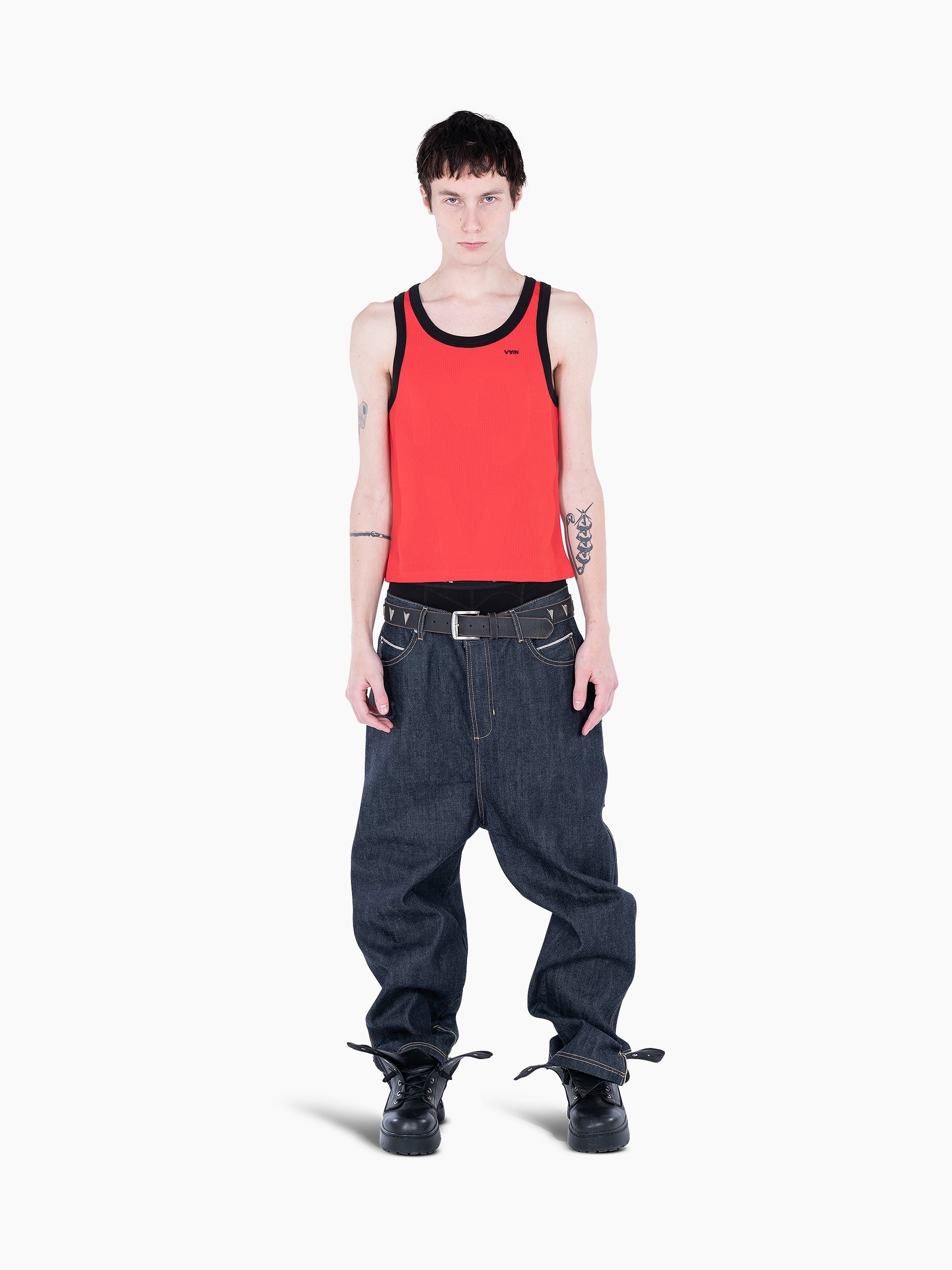 Vain <3 tank top red