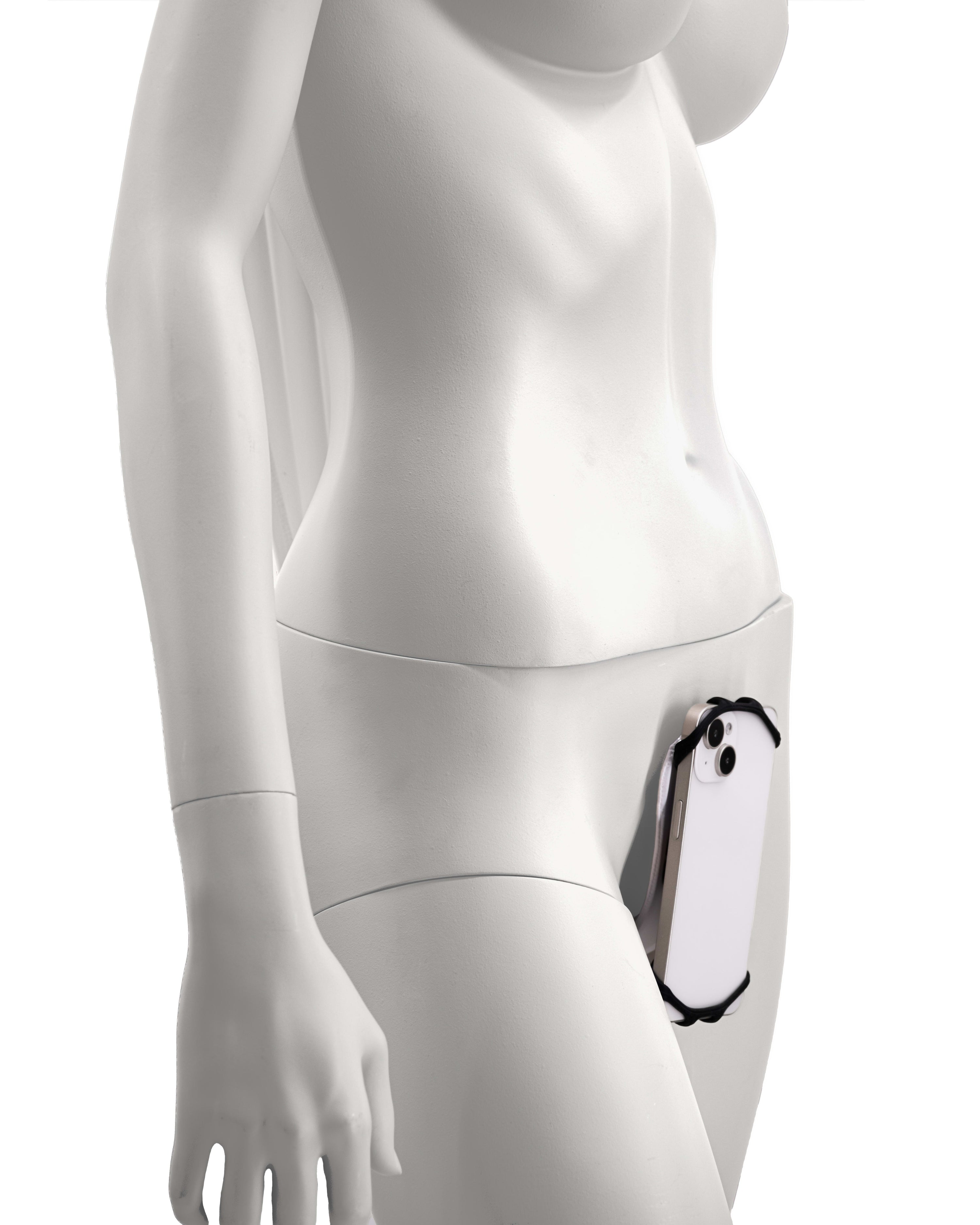 Mobile case clip white