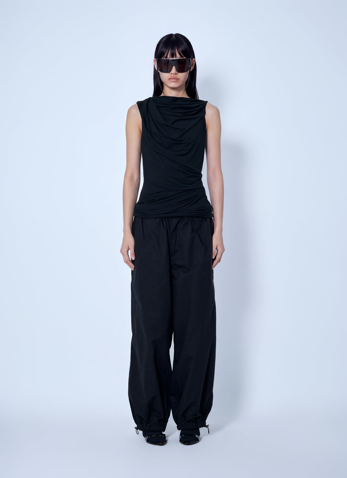 Drape tank top