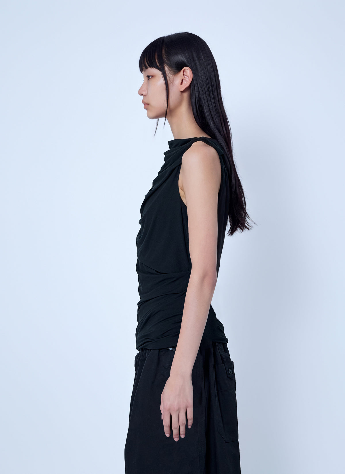 Drape tank top