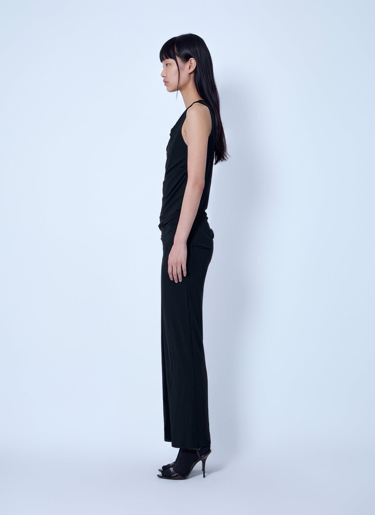 Drape maxi dress
