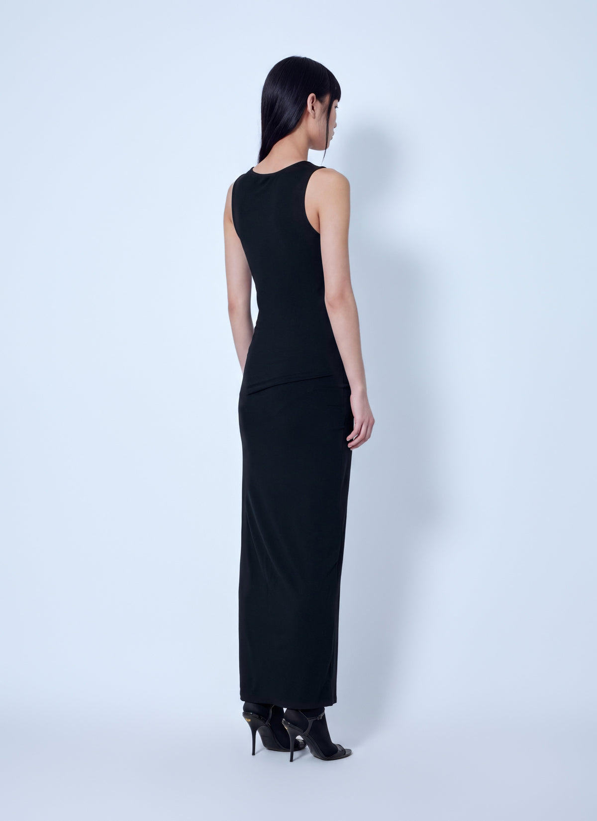 Drape maxi dress