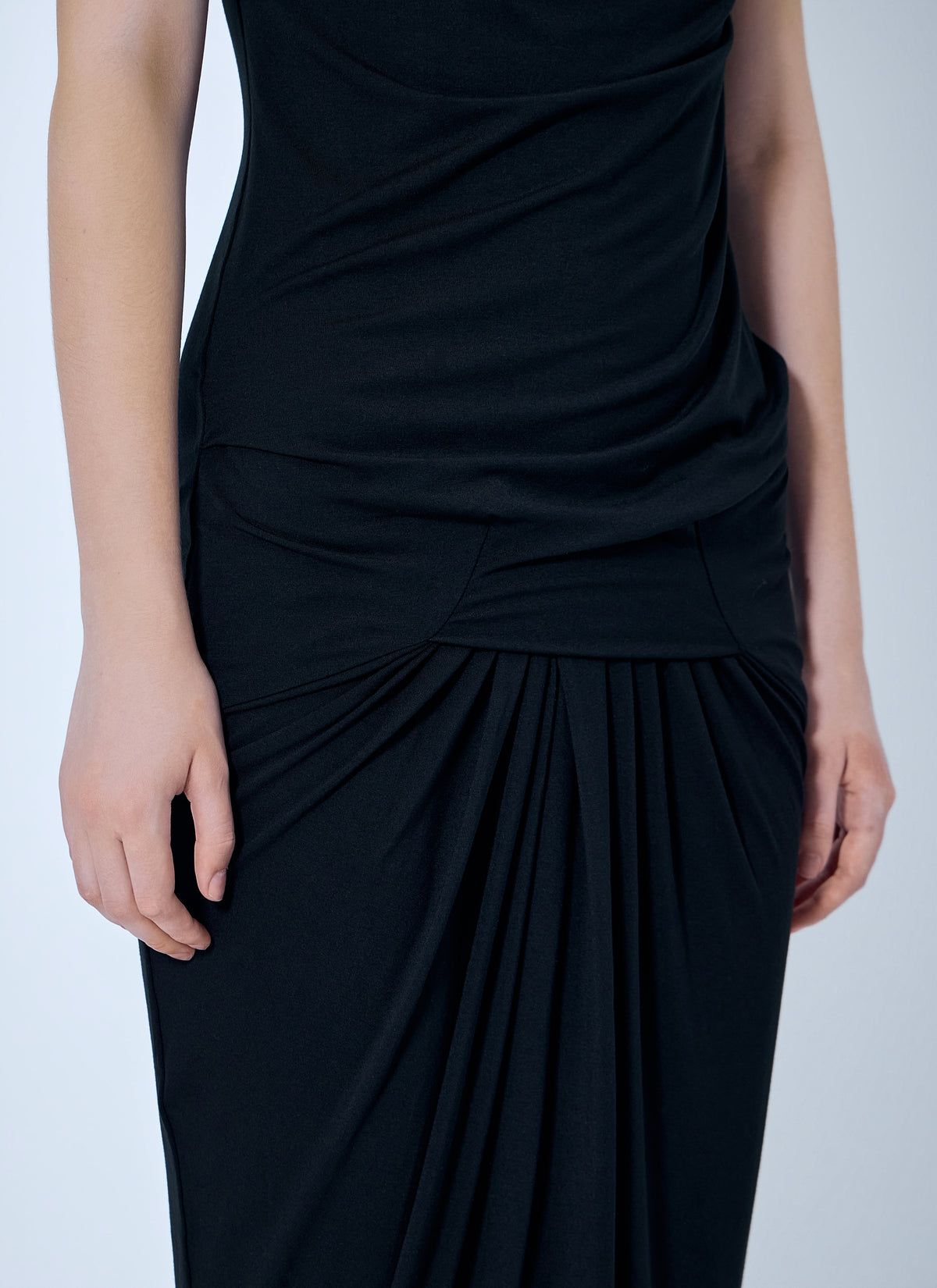 Drape maxi dress