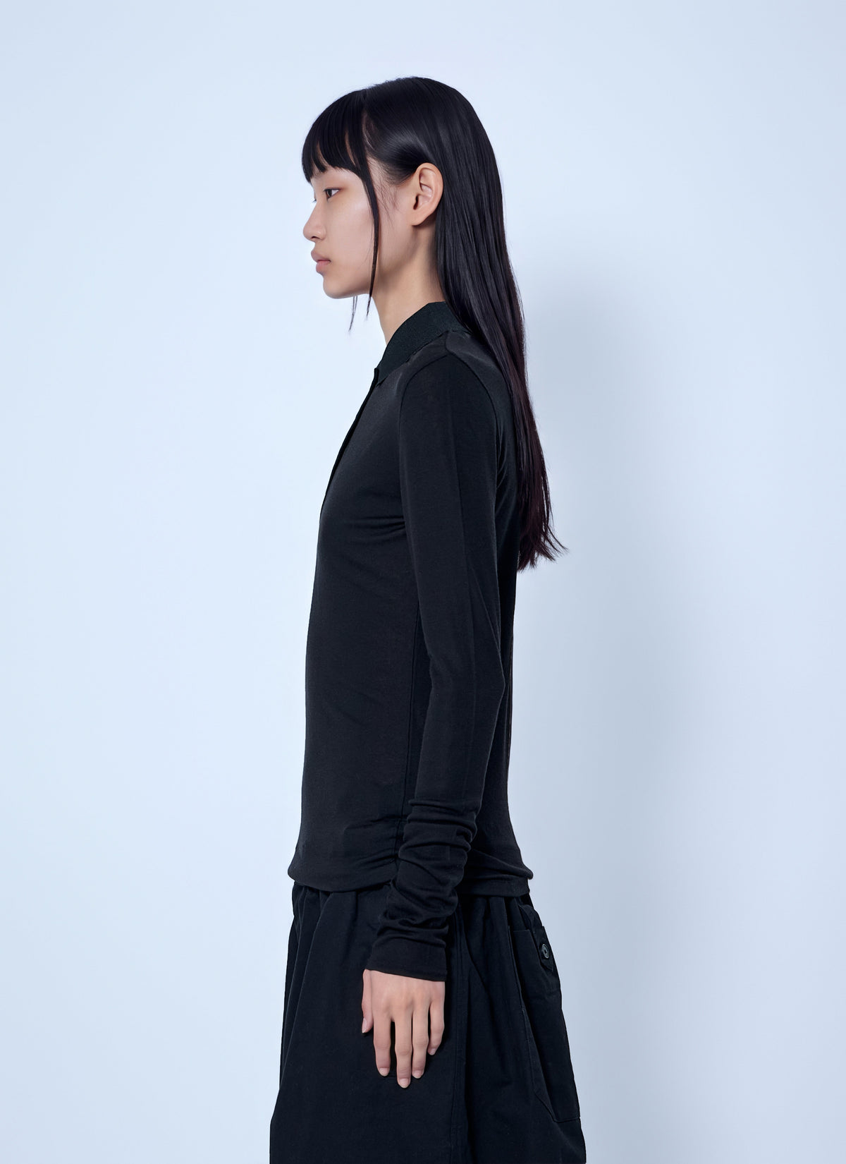 Long sleeve polo