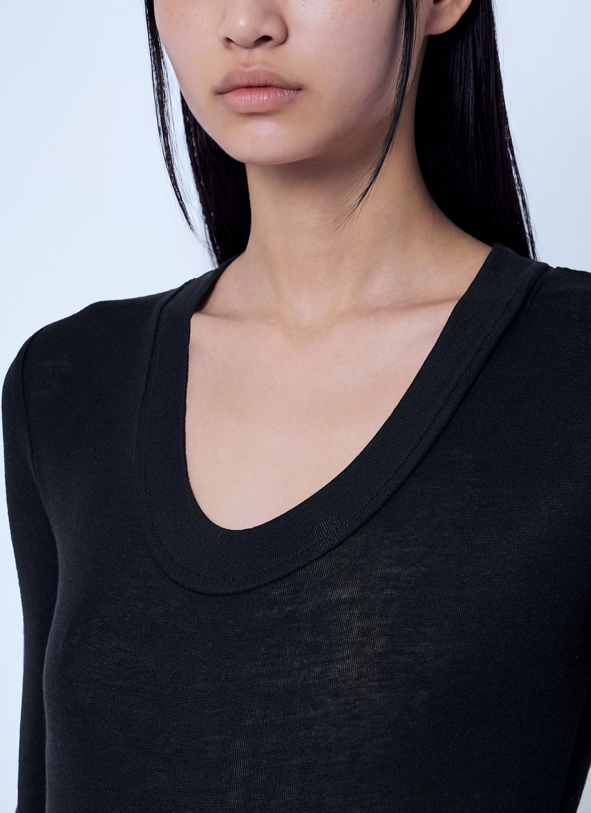 Circle neck bodysuit