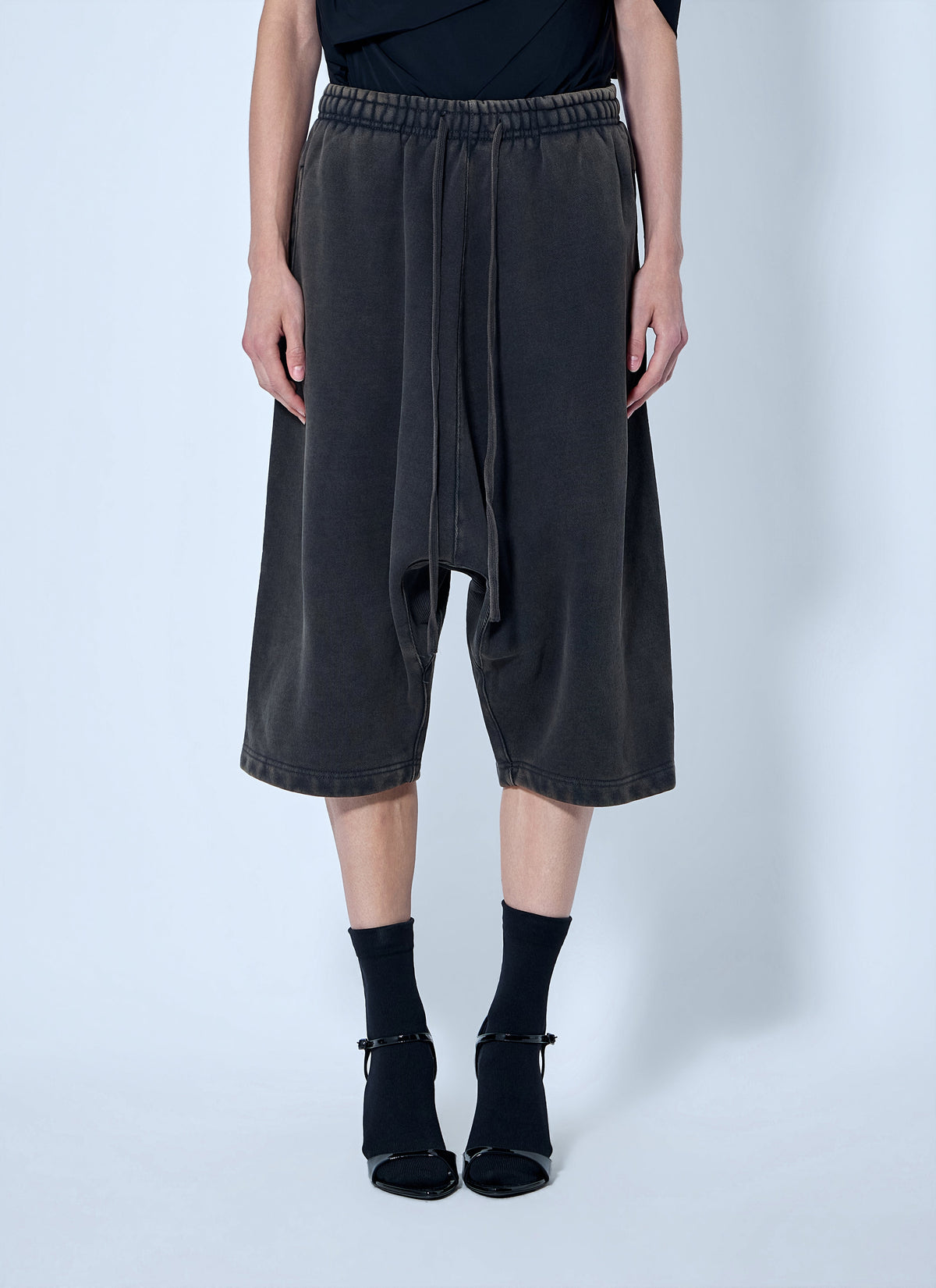 Faded drop shorts