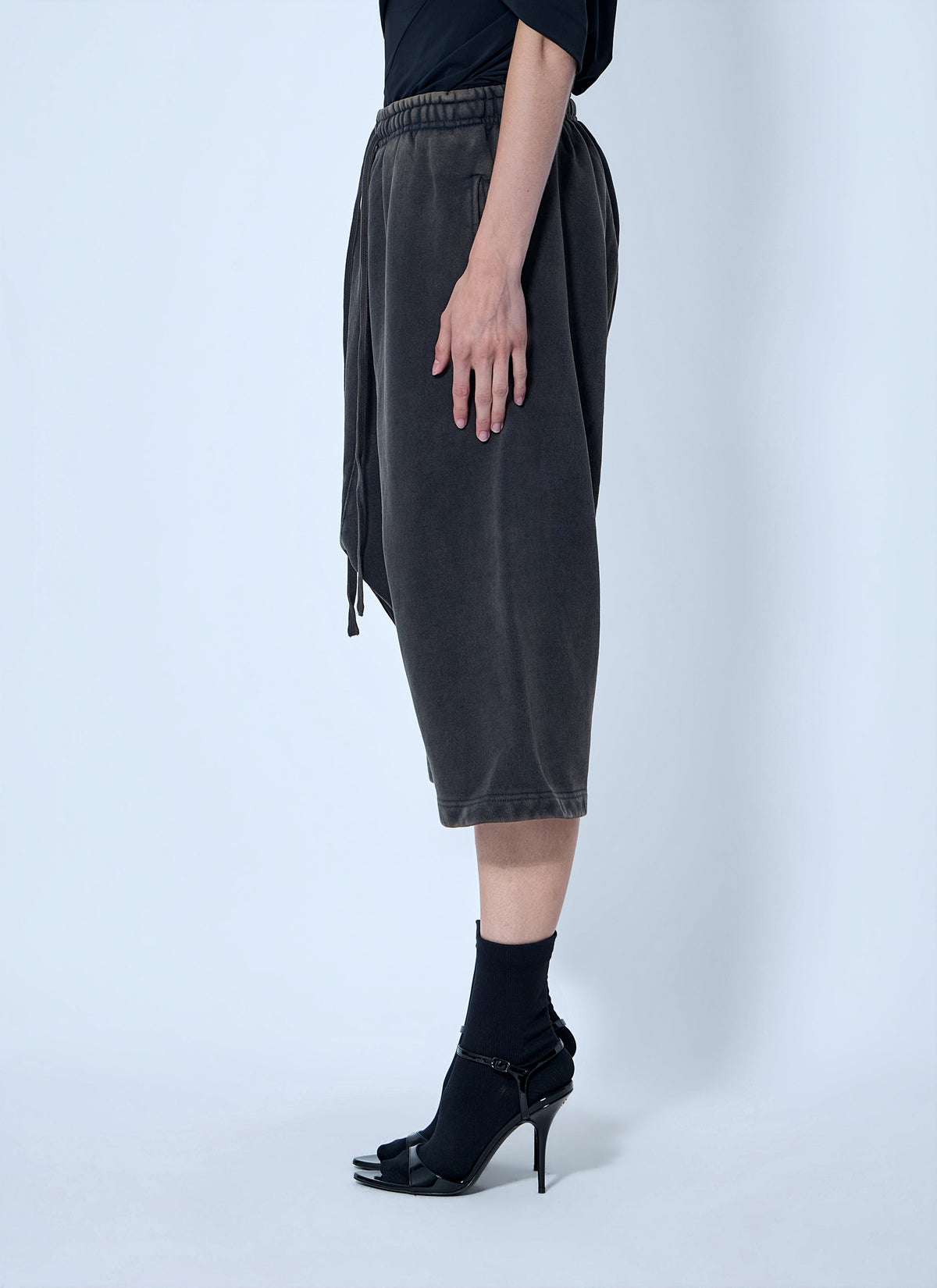 Faded drop shorts
