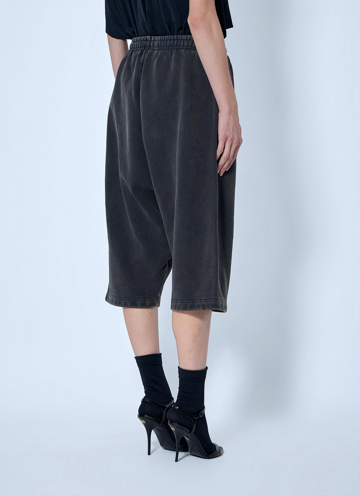 Faded drop shorts