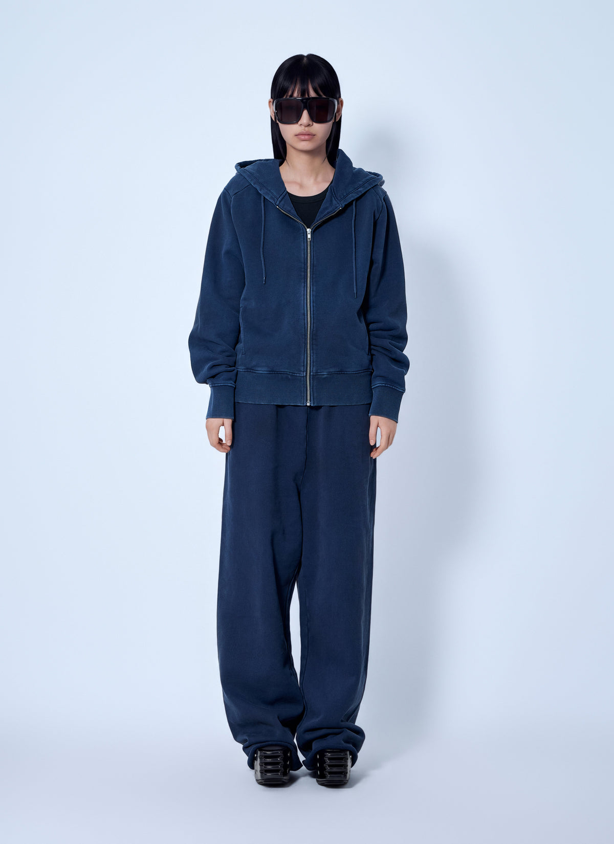 Slim zip up hoodie