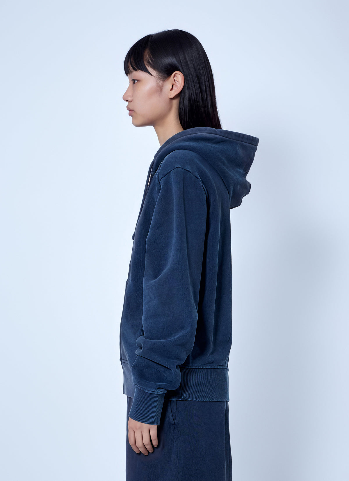 Slim zip up hoodie