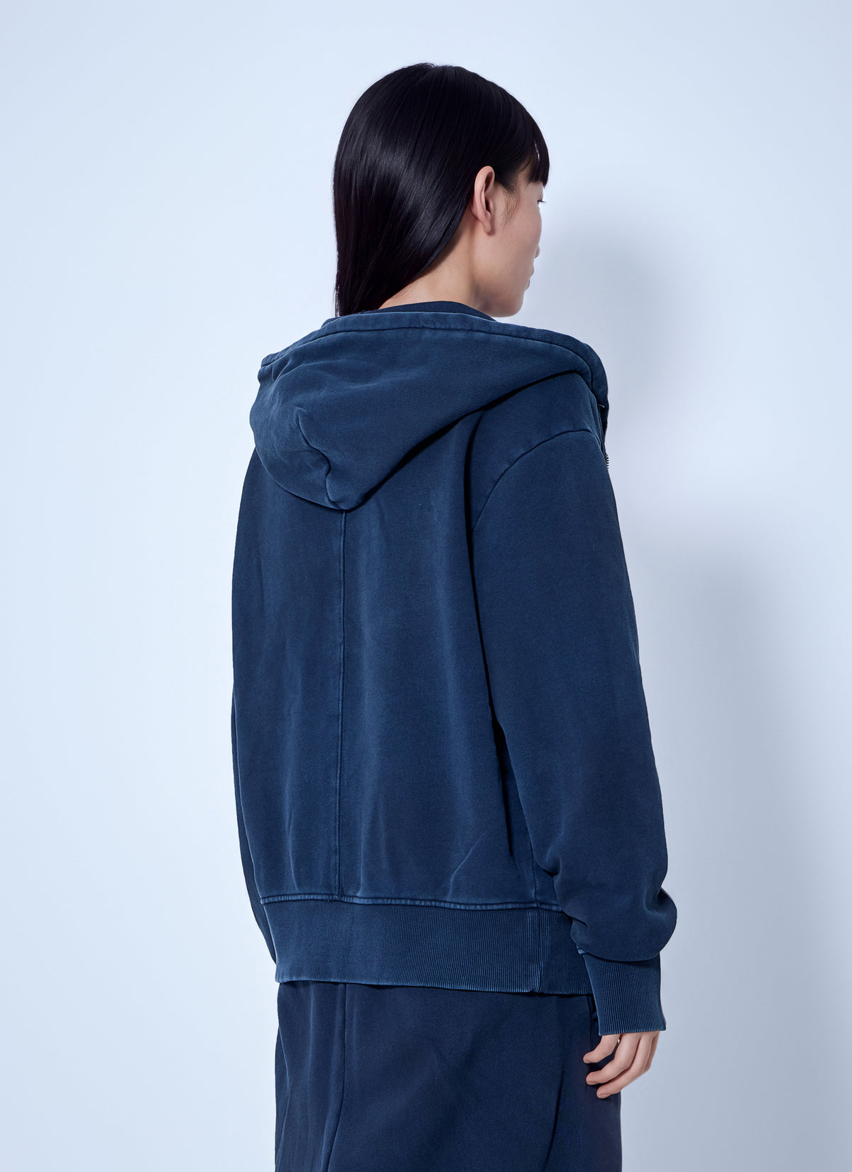 Slim zip up hoodie