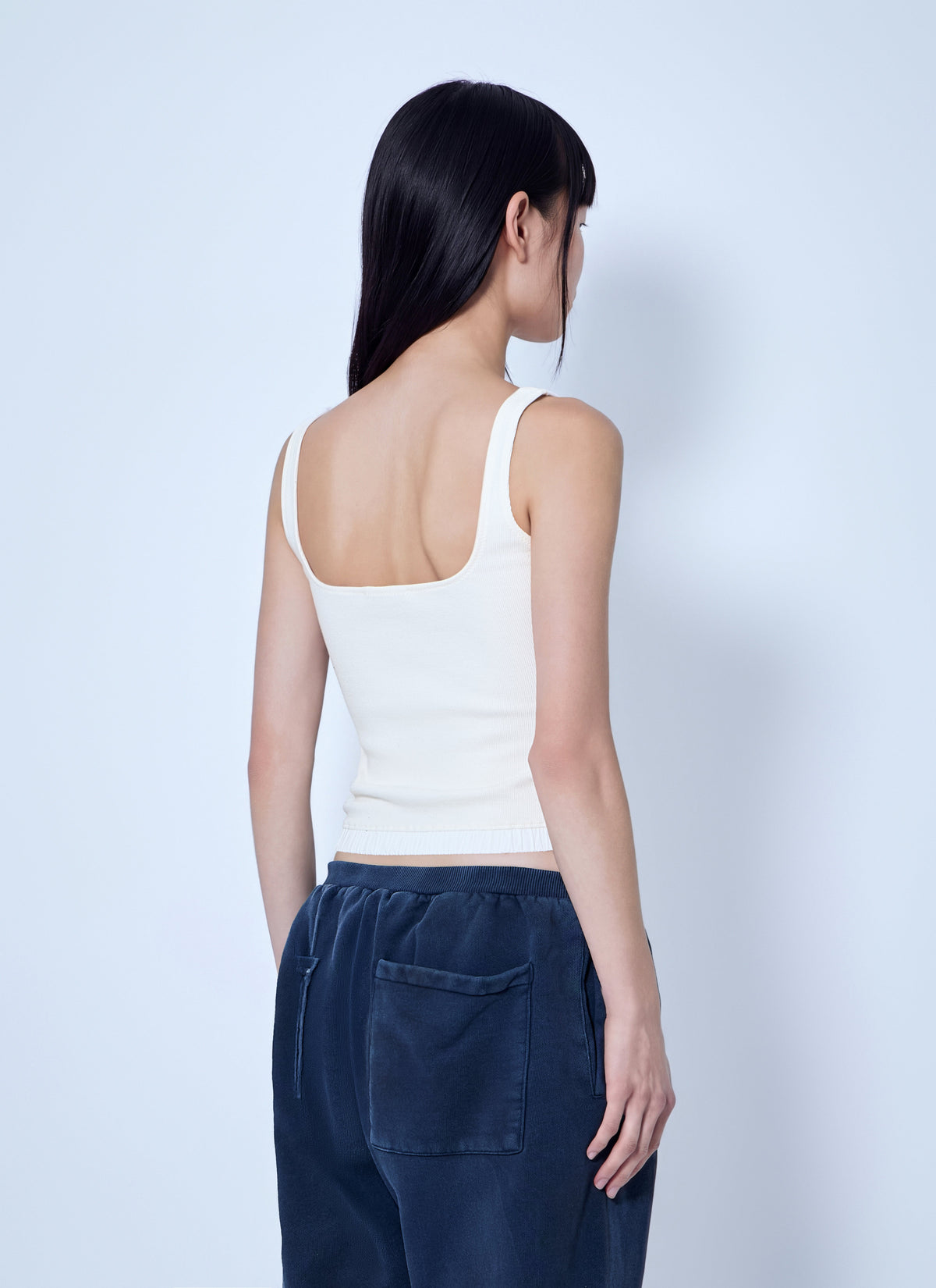 Ribbed tank top