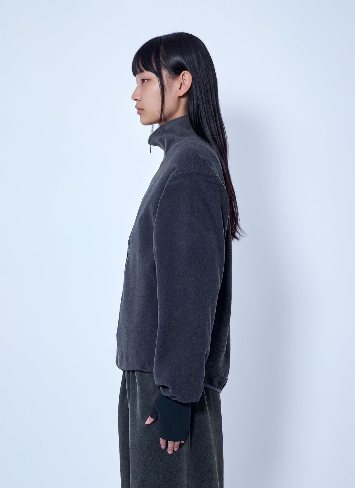 Half-zip fleece pullover