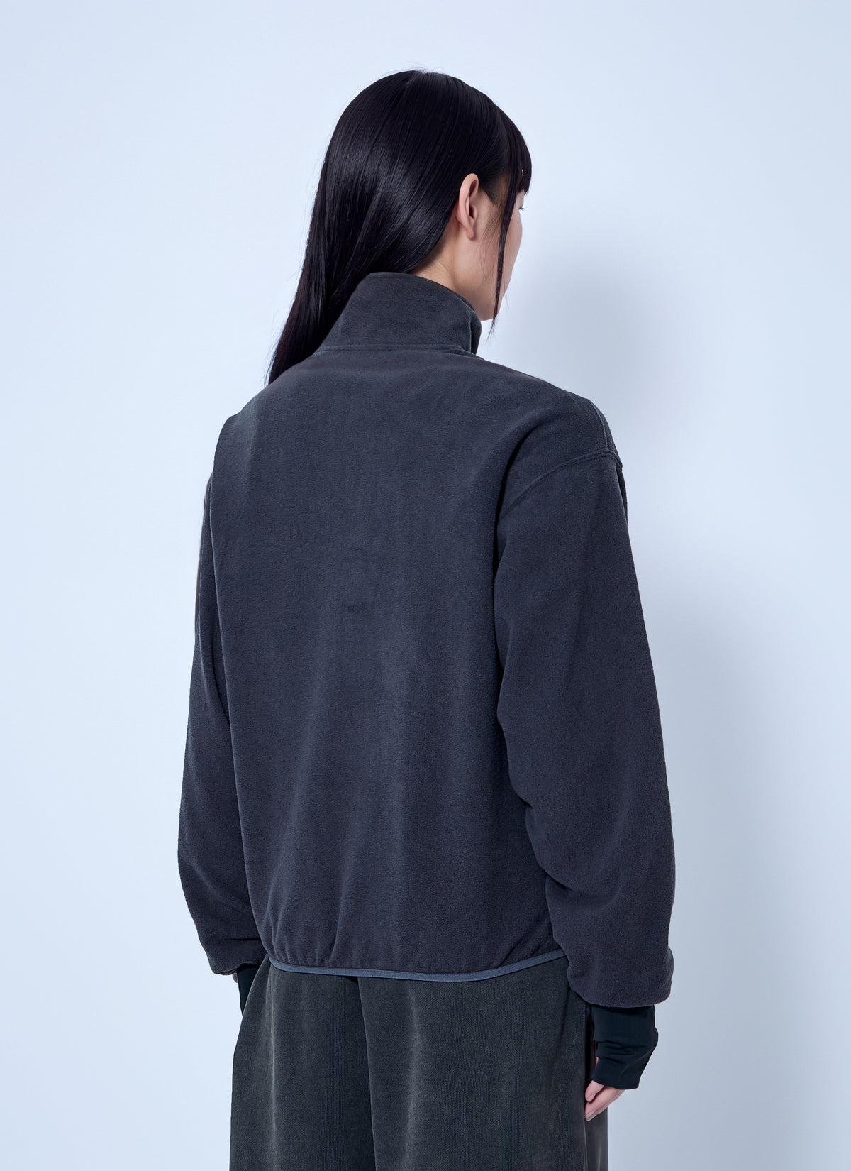 Half-zip fleece pullover