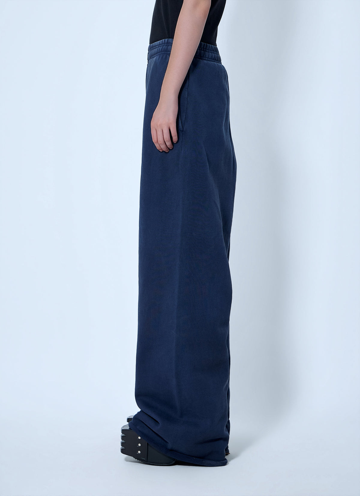 Elasticated waist relaxed trousers