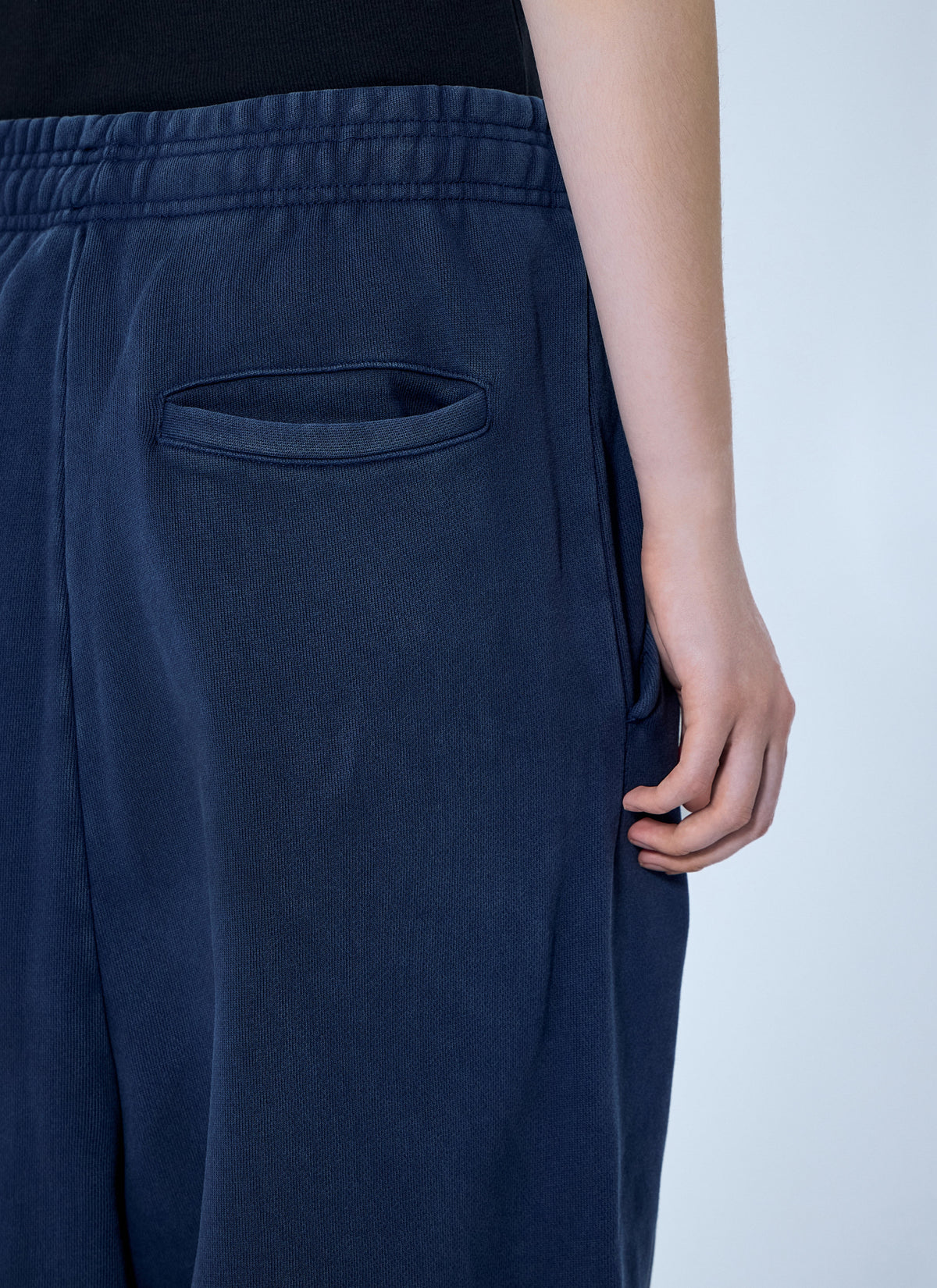 Elasticated waist relaxed trousers