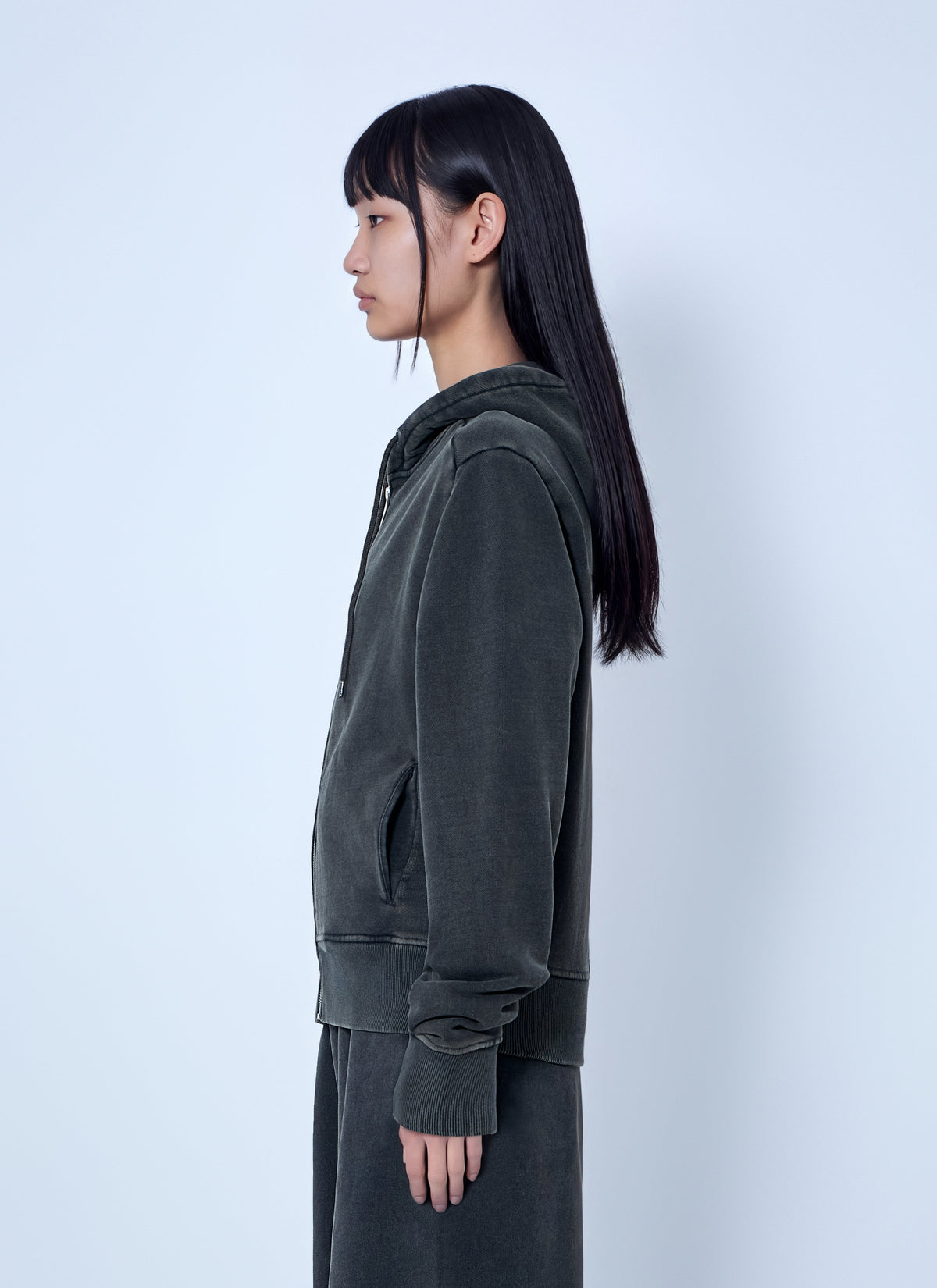 Zip-up hoodie