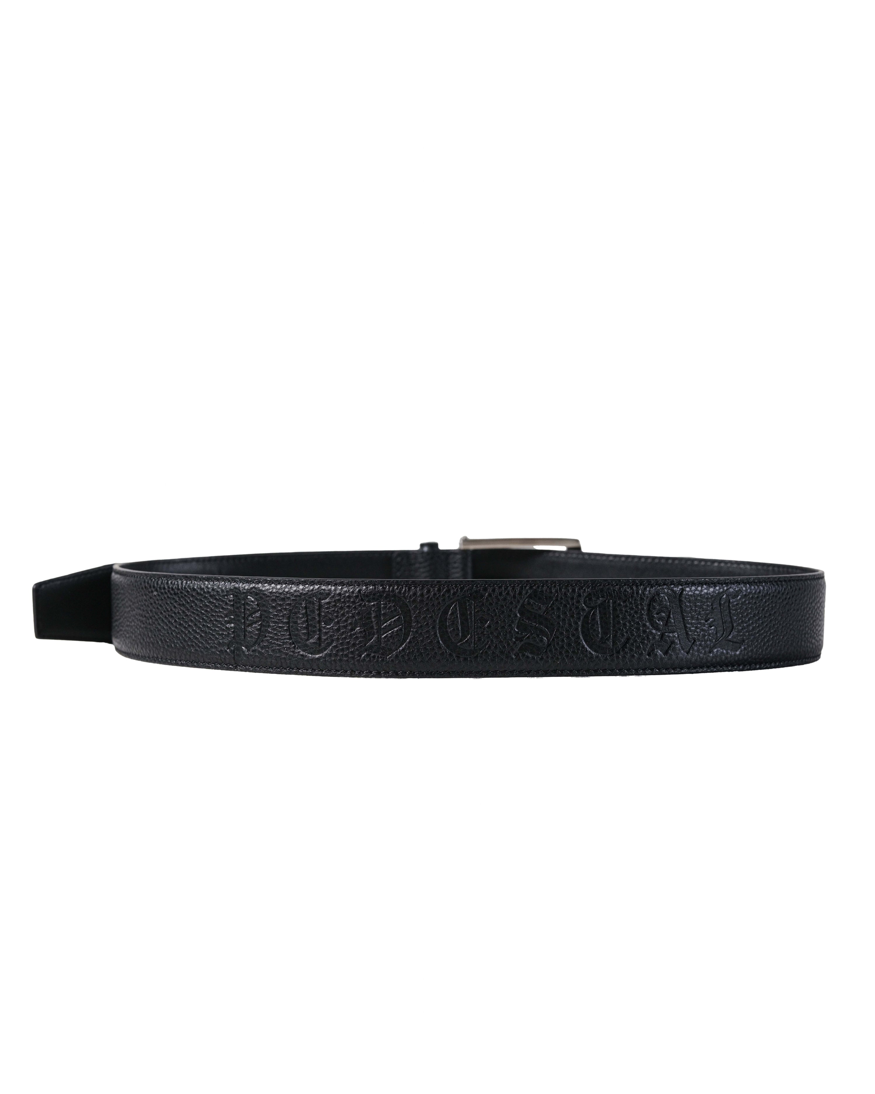 Pedestal leather belt