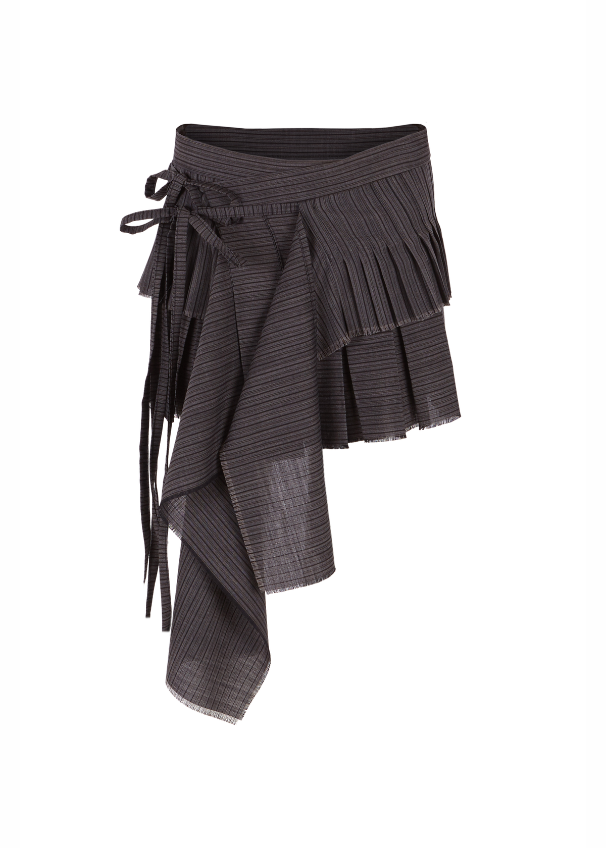 Falda tablas gris