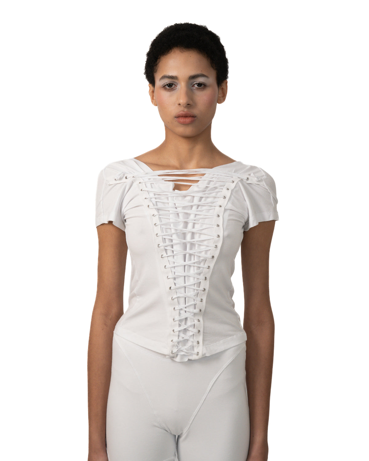 Lace up tshirt