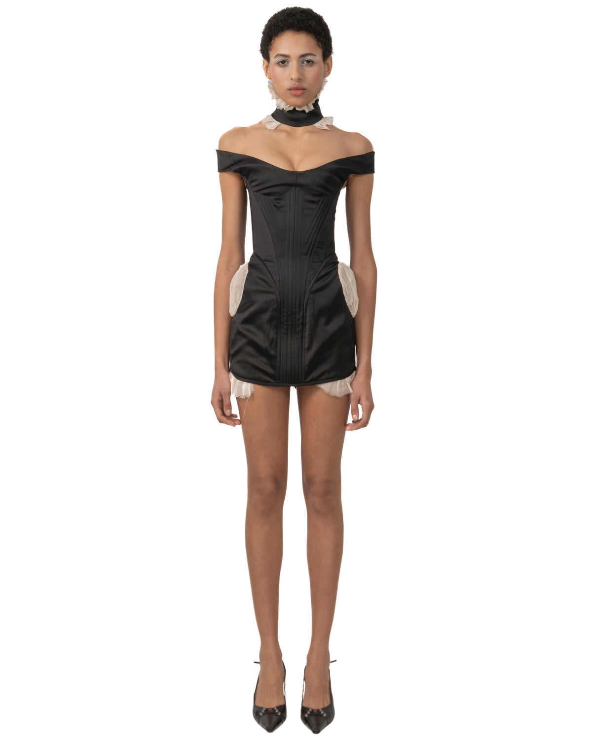 Satin corset dress