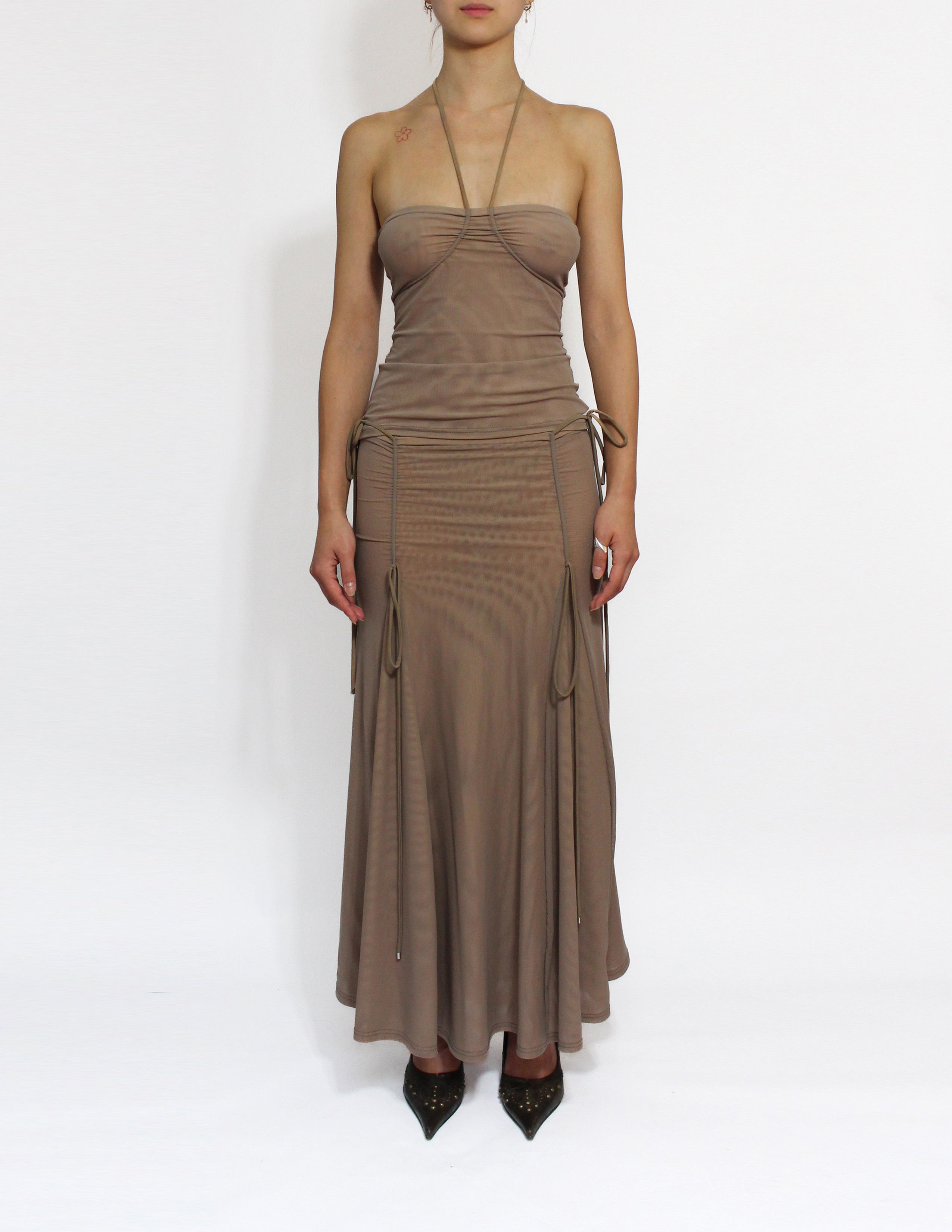 Body form maxi skirt