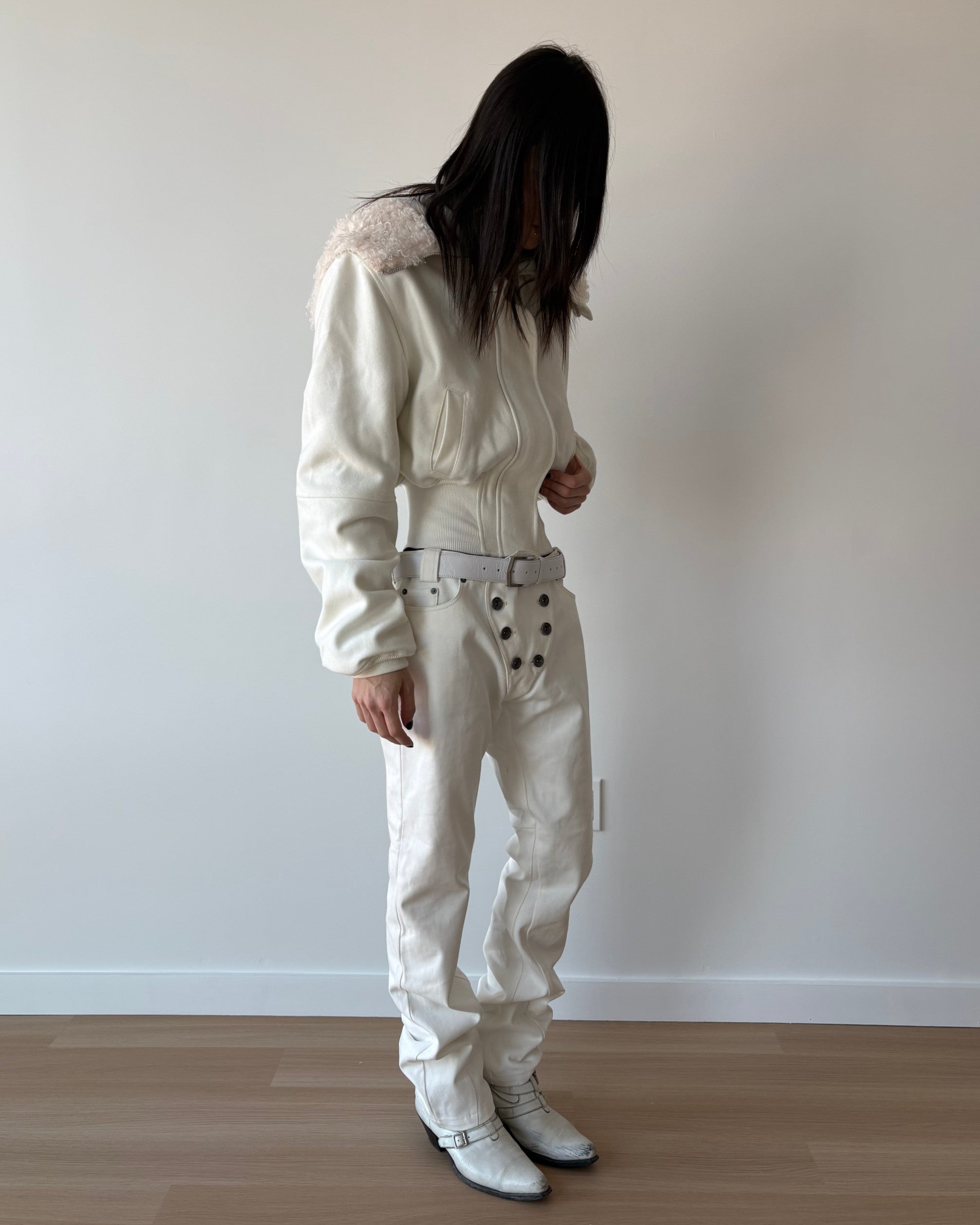 Remus denim jeans in white