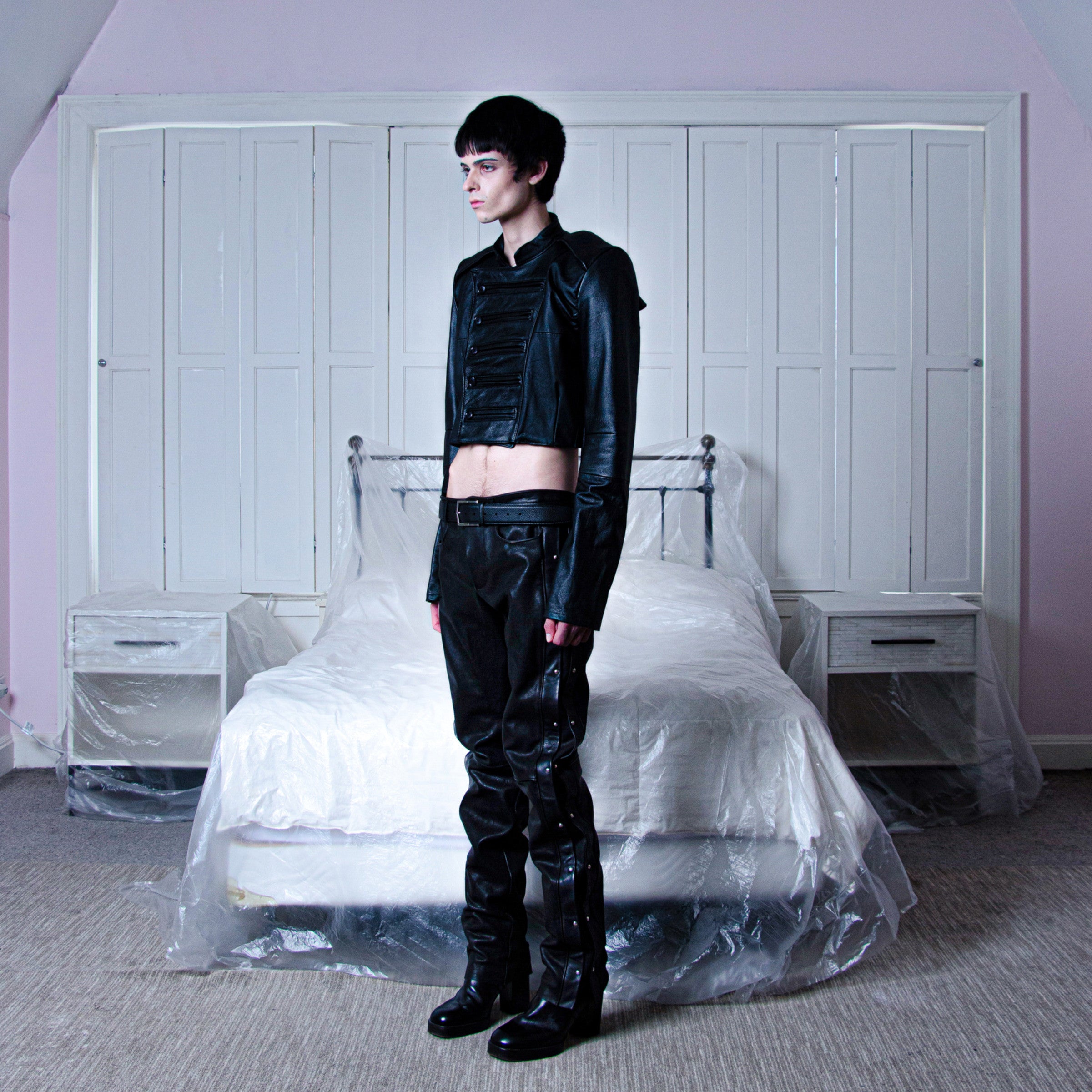 Soren studded leather pants