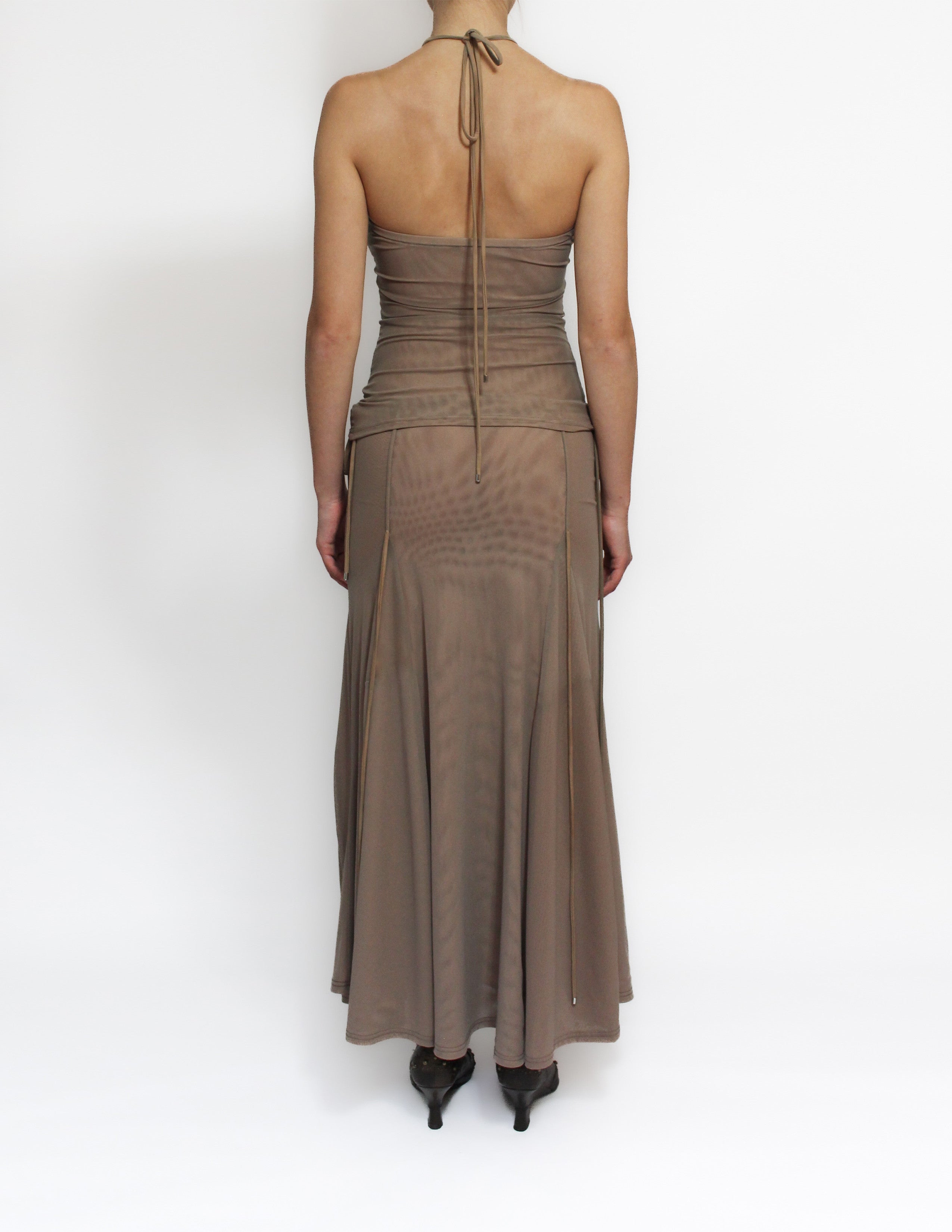 Body form maxi skirt