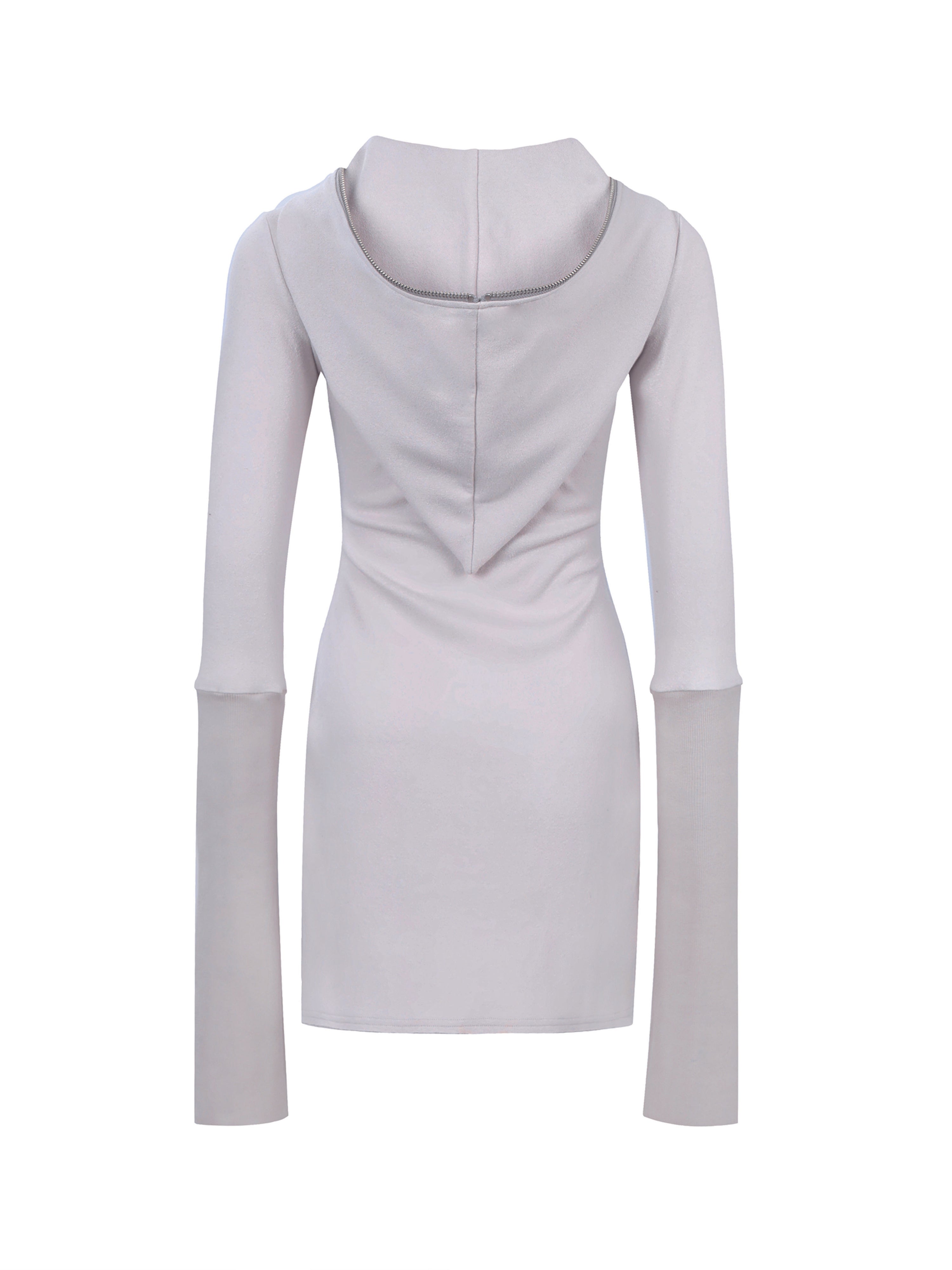Free 2 talk- zip up dress- lg
