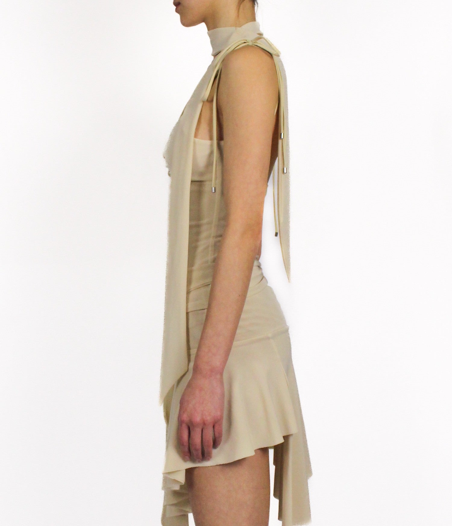 Illusion mesh scarf