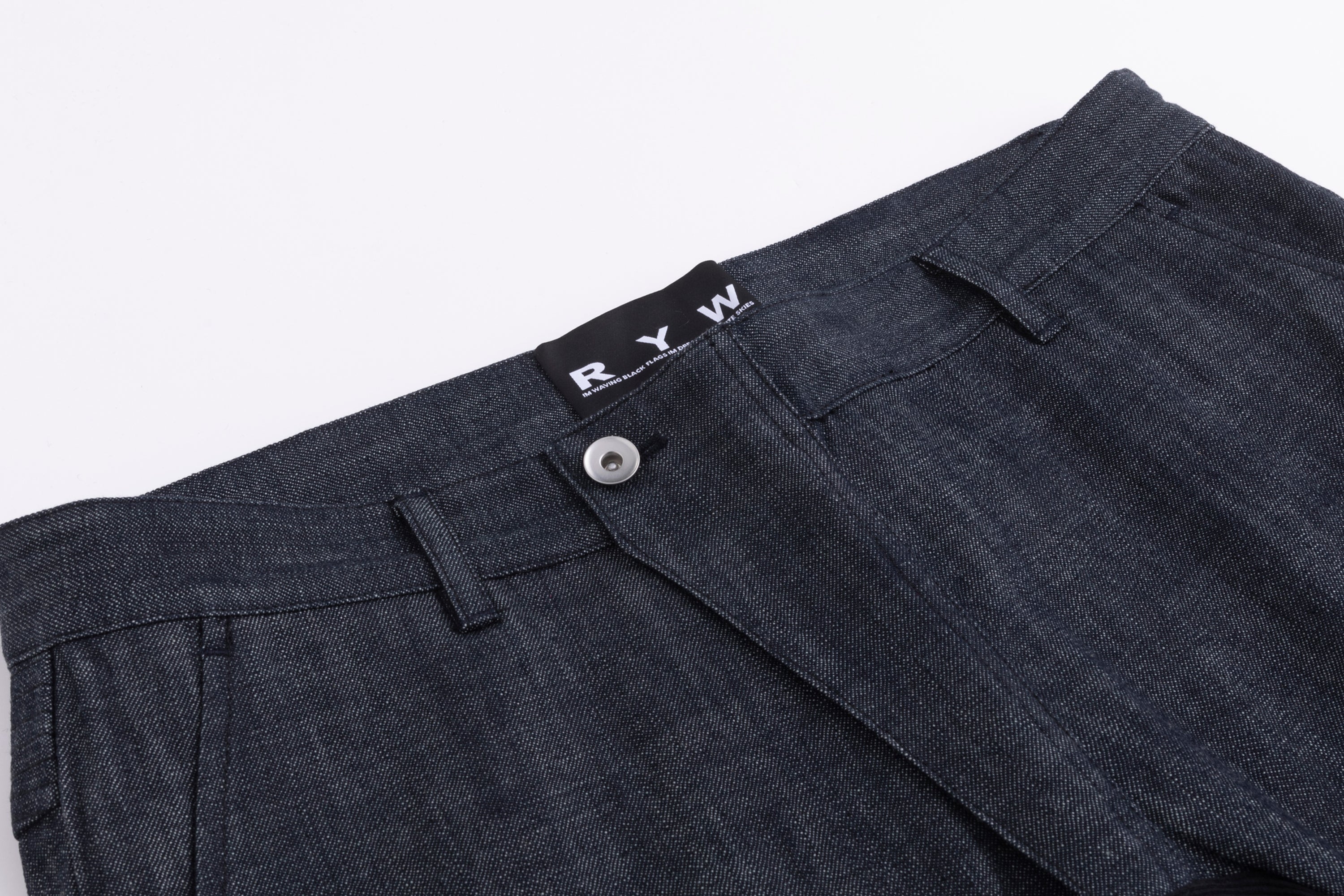 Moto denim jeans in deep indigo