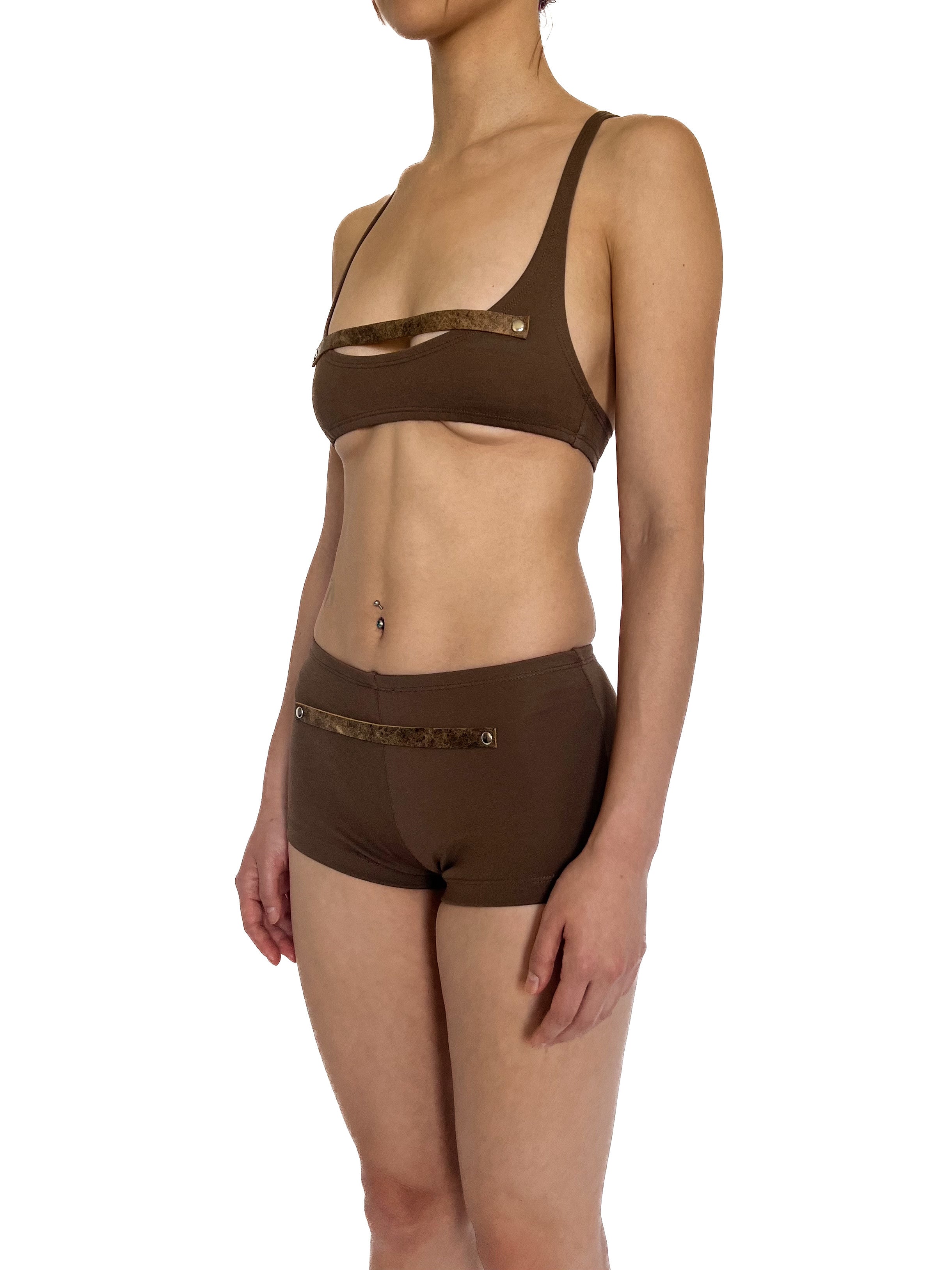 Strap micro bra