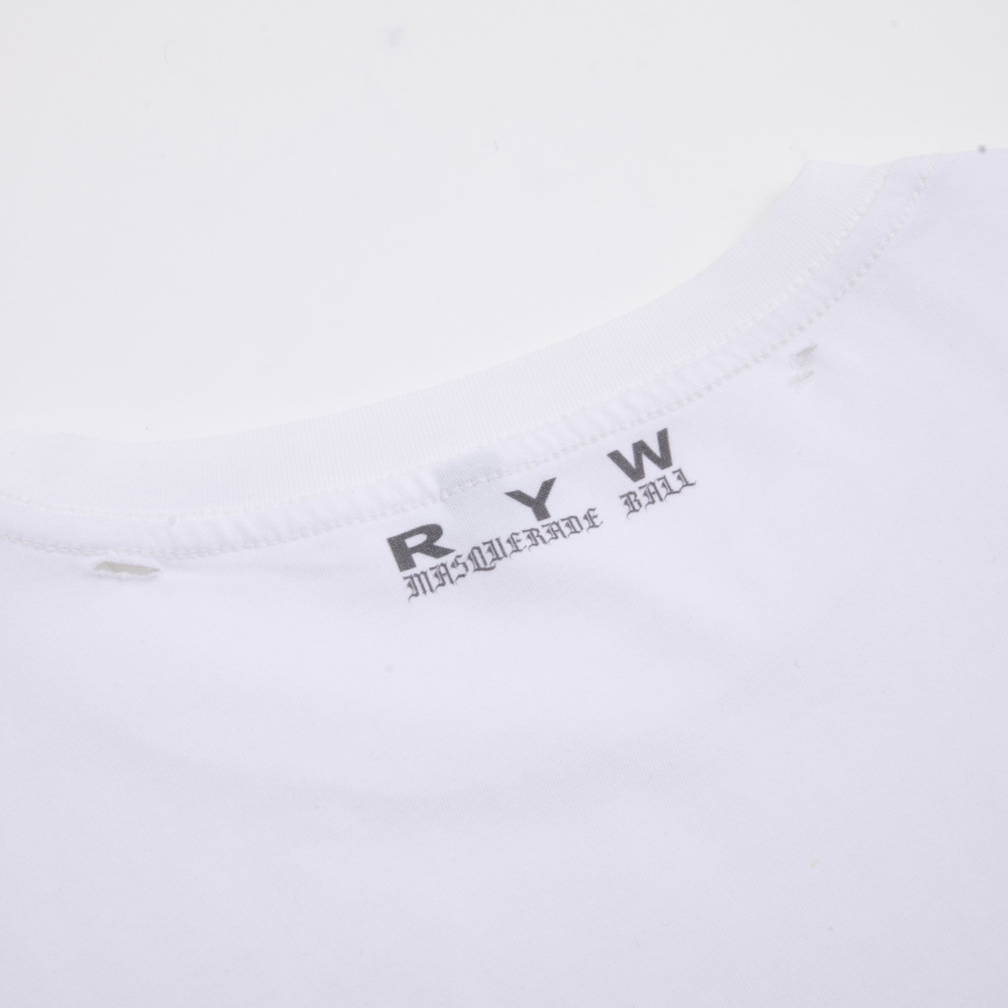 Masquerade linen-blend t-shirt
