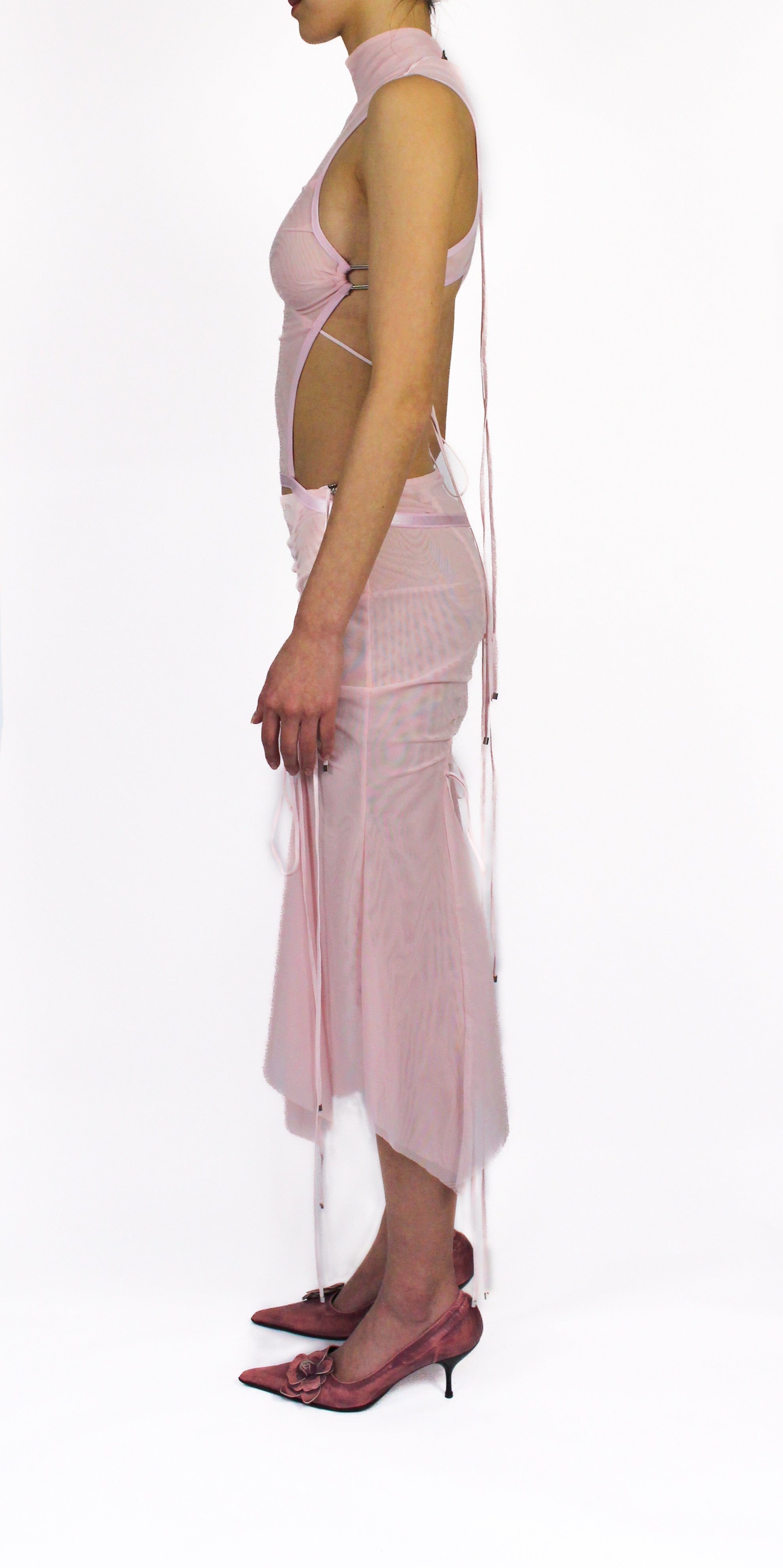 Momentum godet midi skirt
