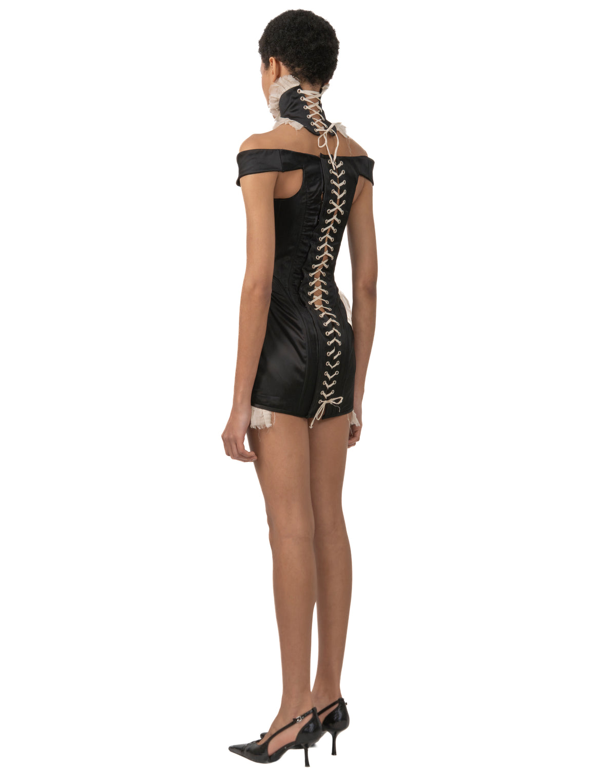 Satin corset dress