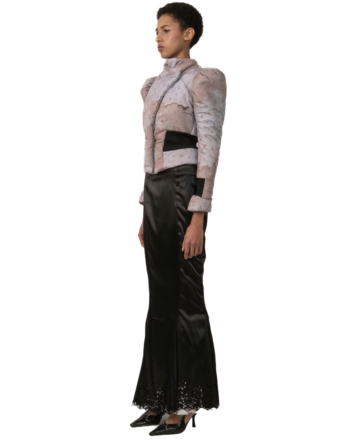 Victorian wall print jacket