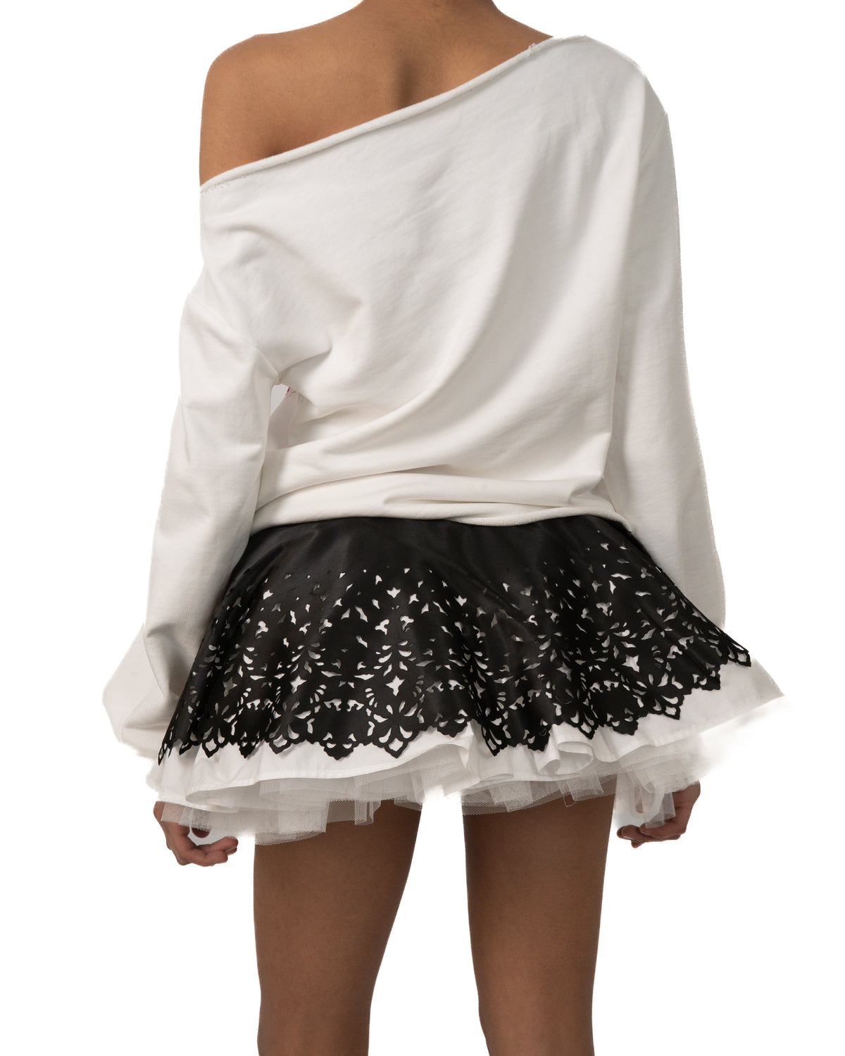 Lace kiss sweater