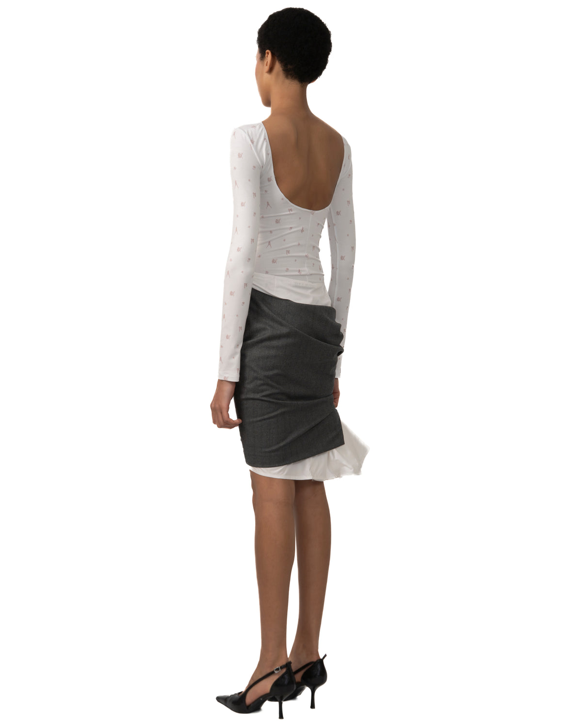 Falling suit skirt