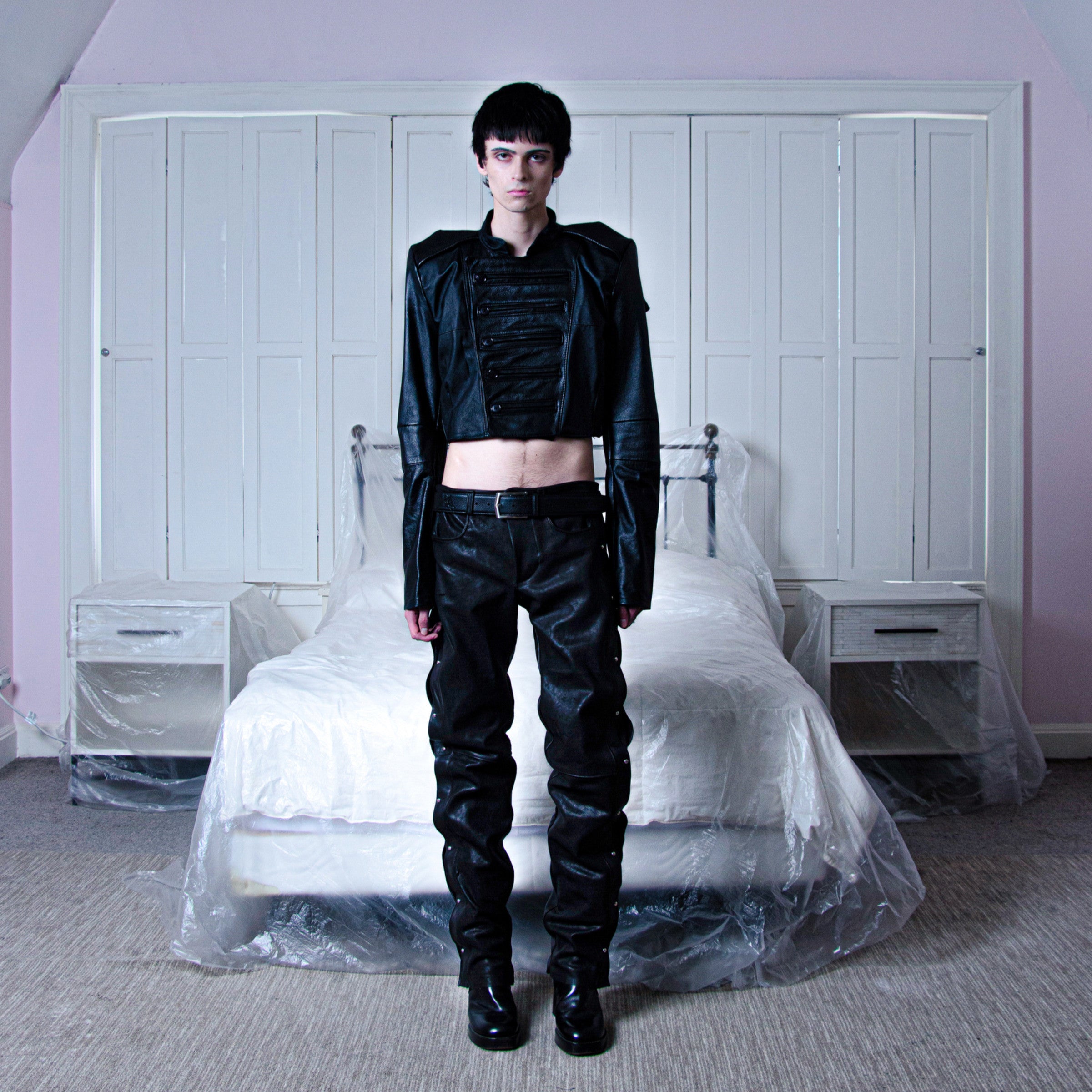 Soren studded leather pants