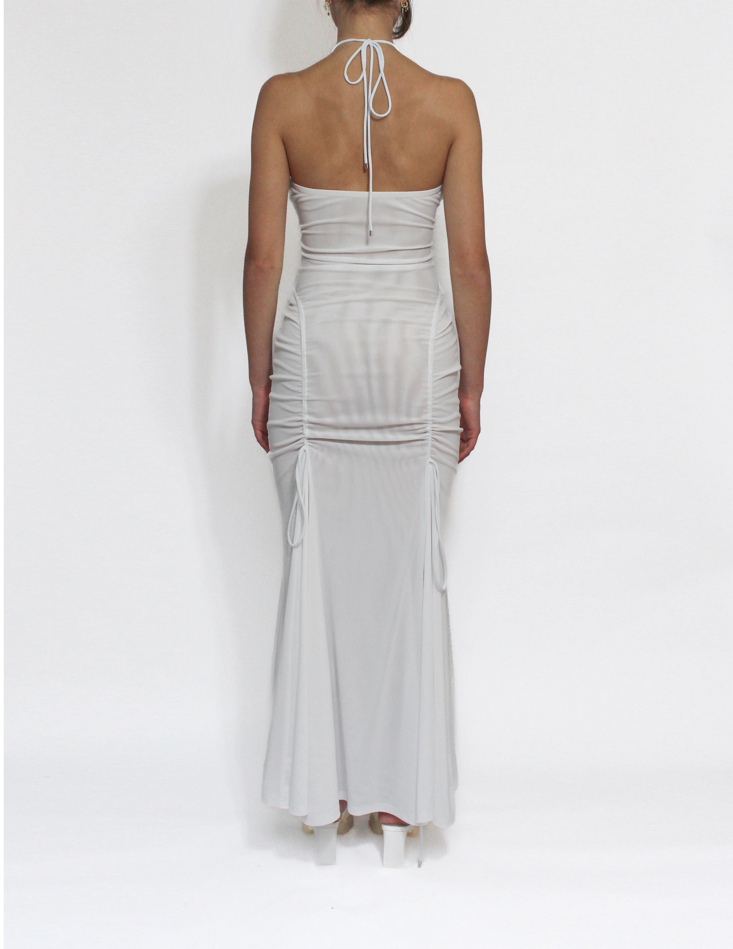 Ellipse mesh gown