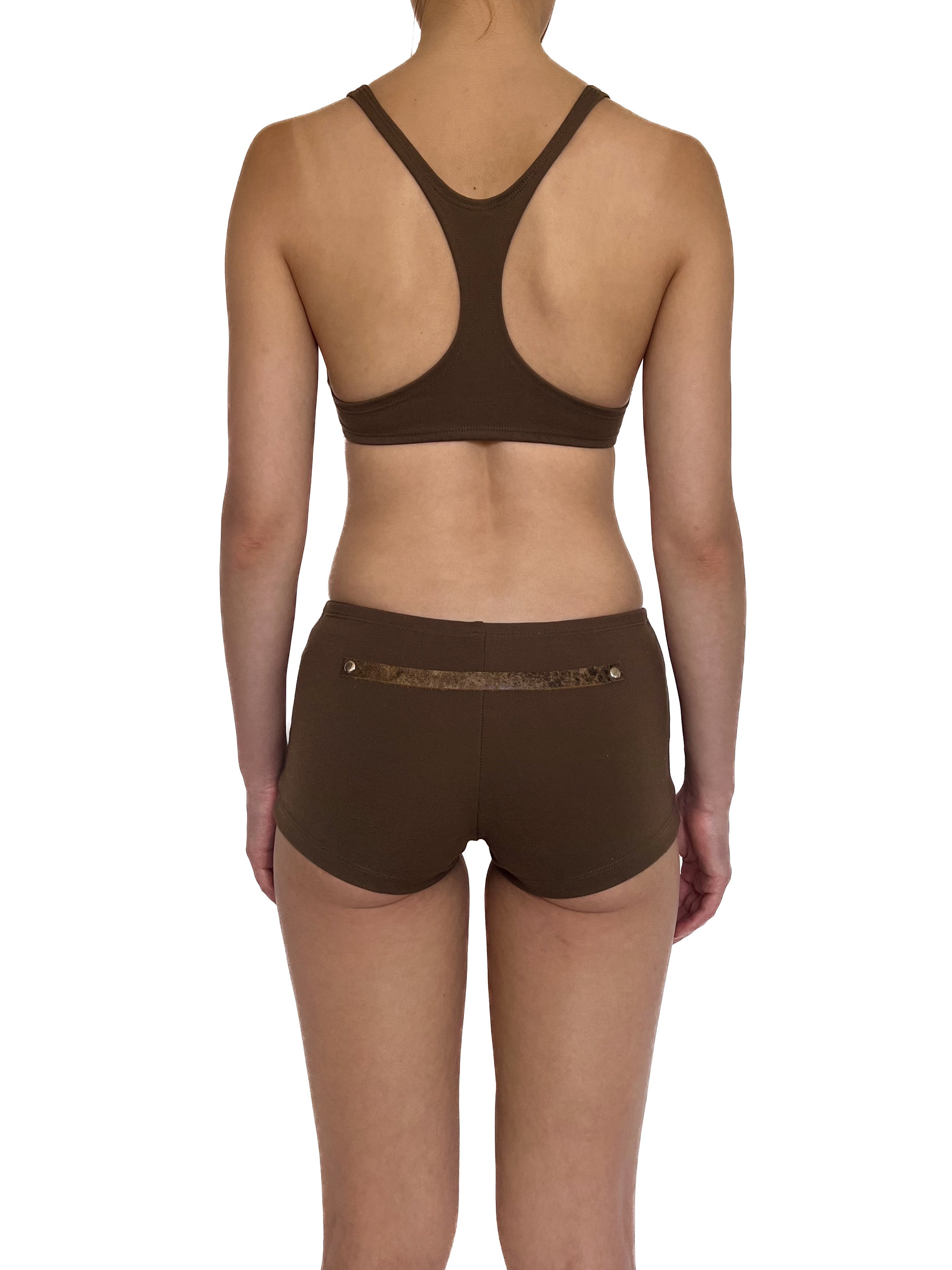 Strap micro shorts