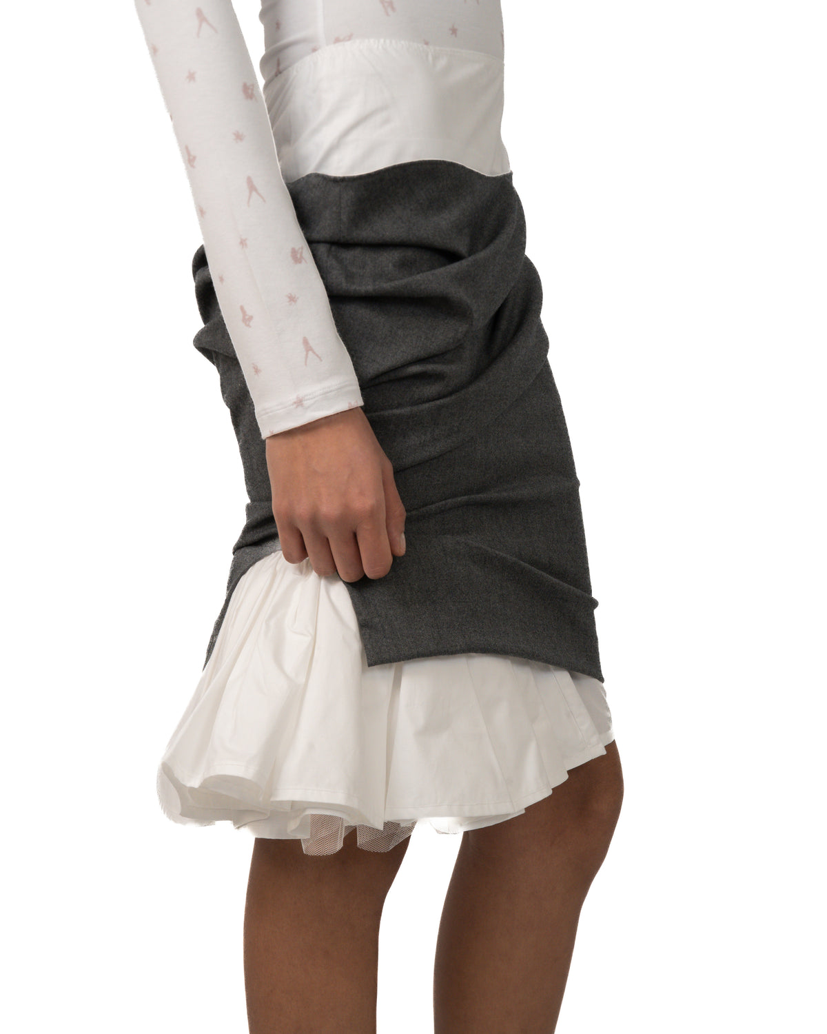Falling suit skirt