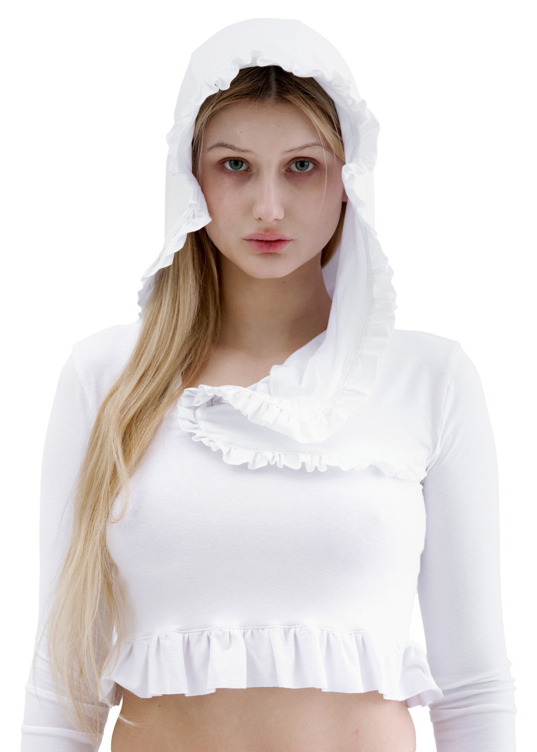 Asymmetrical zip hoodie